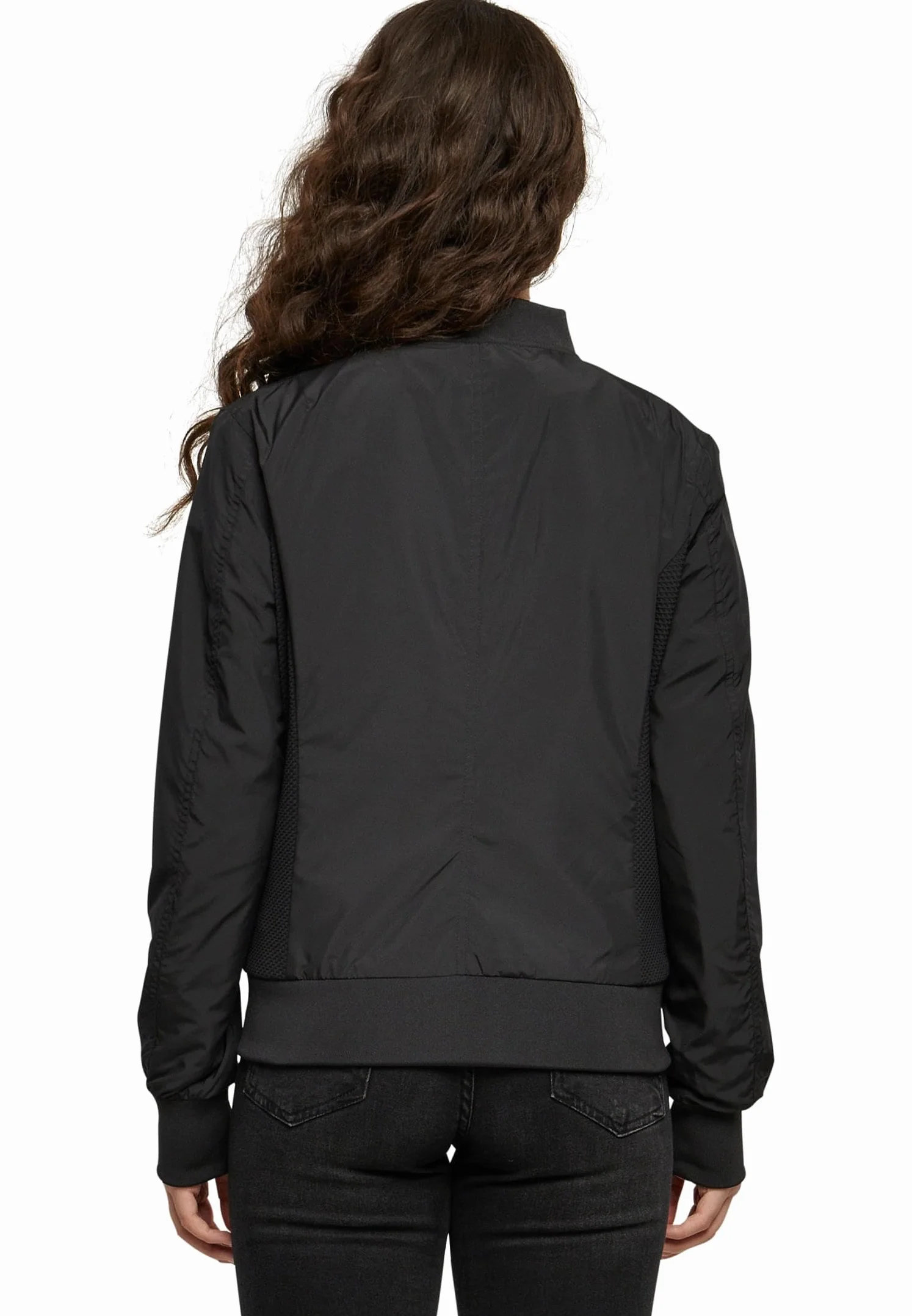 URBAN CLASSICS Chaqueta Bomber para Mujer con Bolsillos, Chaqueta Entretiempo otoño y primavera, Cazadora Acolchada de Corte Old School