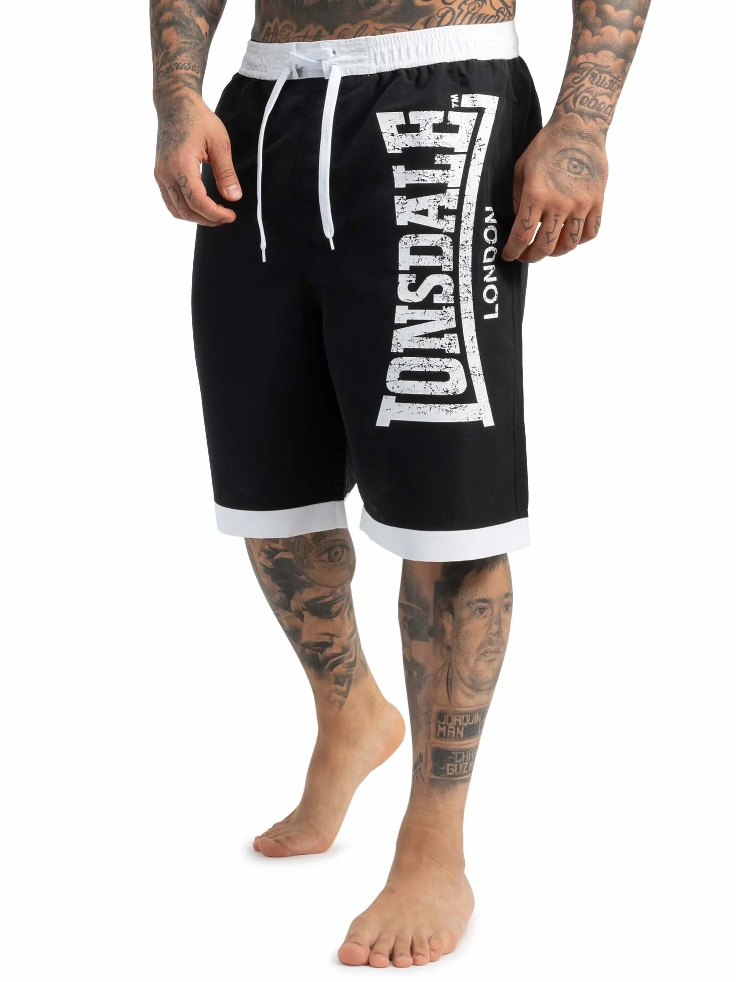 Lonsdale London Clennel Hombre Bañador Azul Regular