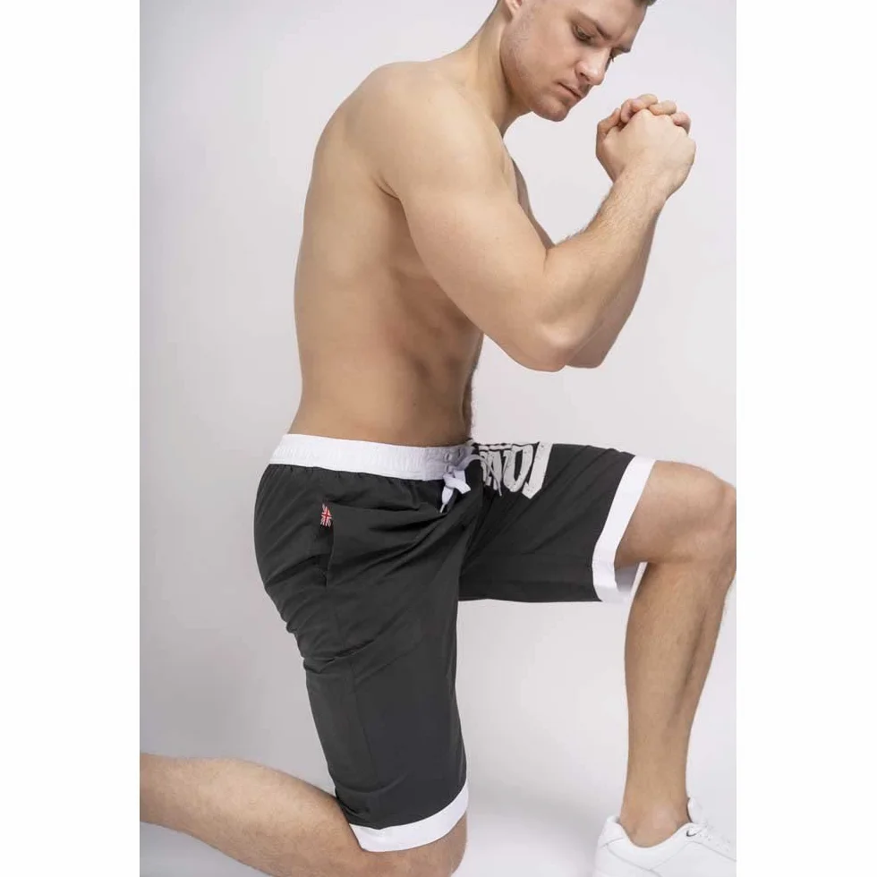 Lonsdale London Clennel Hombre Bañador Azul Regular