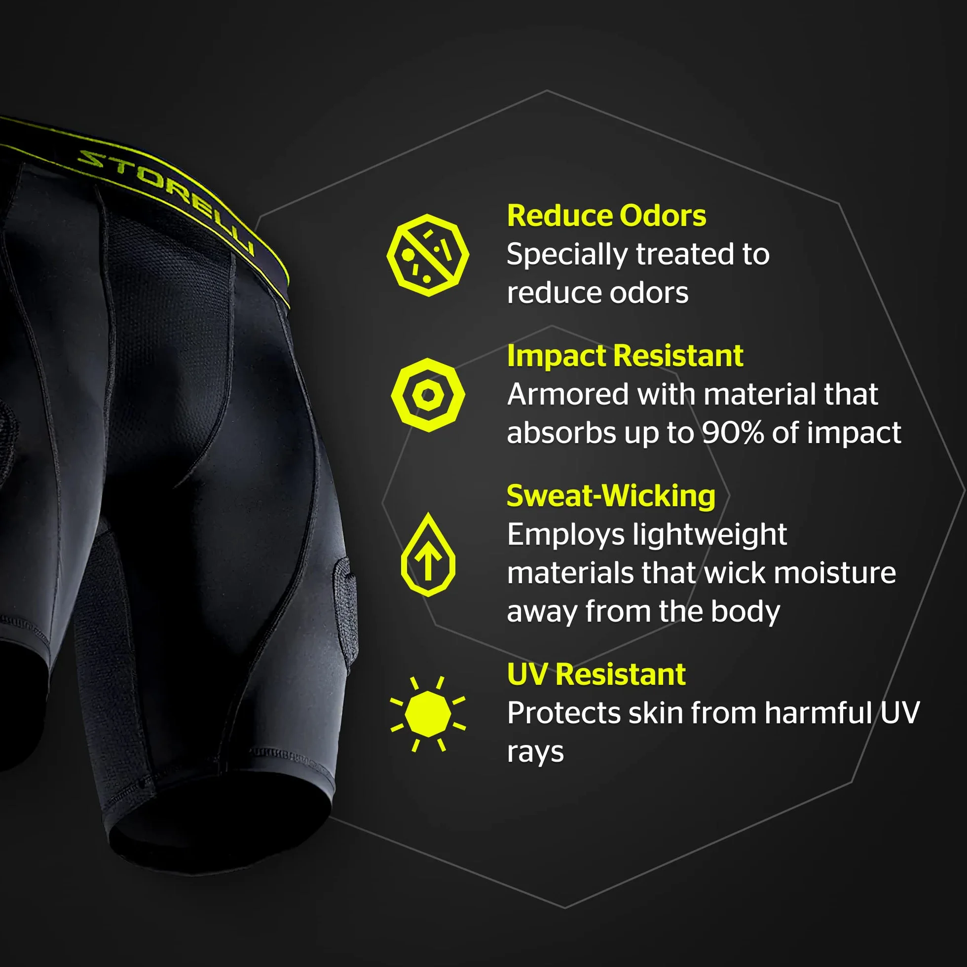 Storelli Bodyshield Unisex Goalkeeper Sliders 2 - Shorts Unisex Adulto