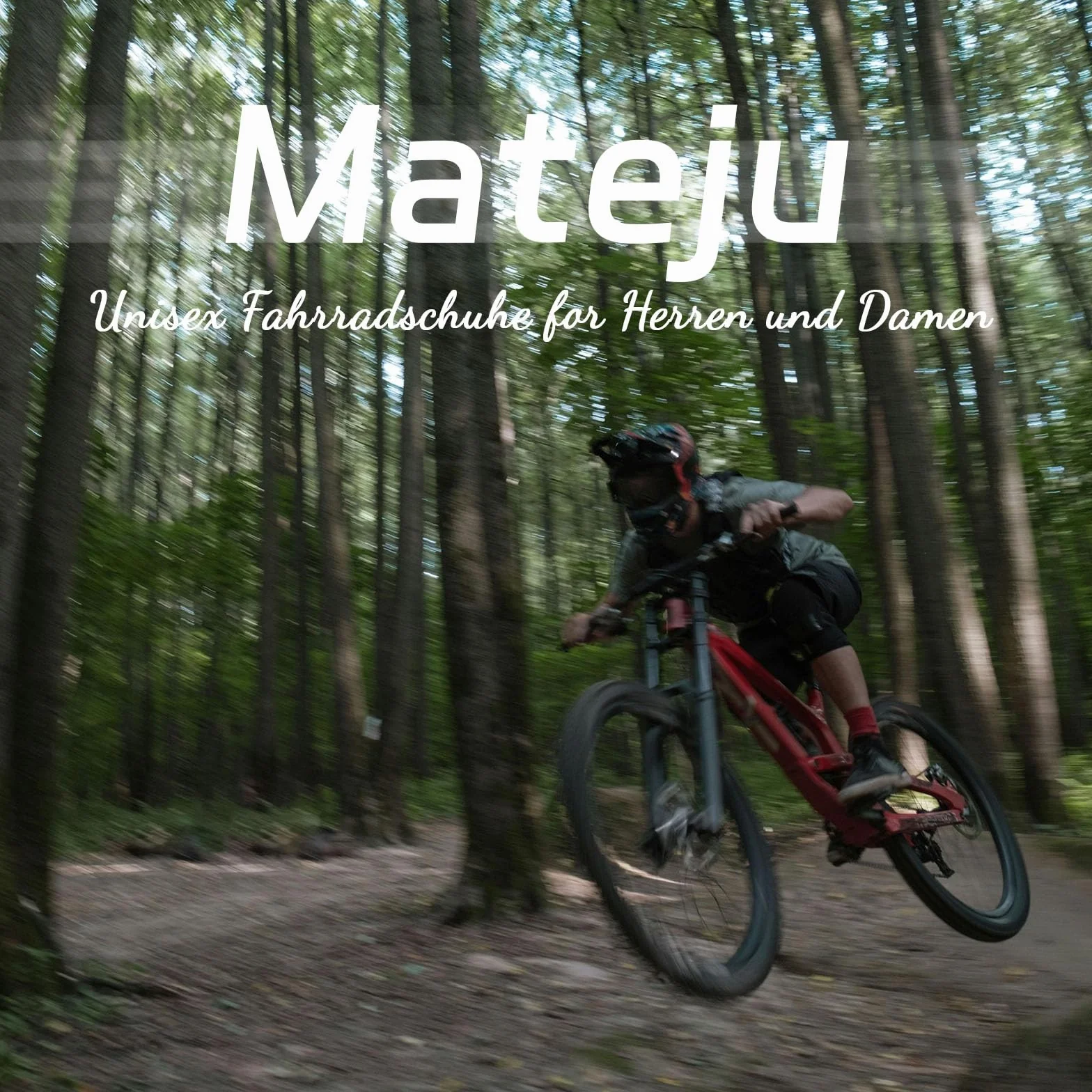 Mateju Zapatillas Ciclismo MTB Hombre Mujer 36-47 EU Bicicleta de Montaña con Calas Antideslizantes