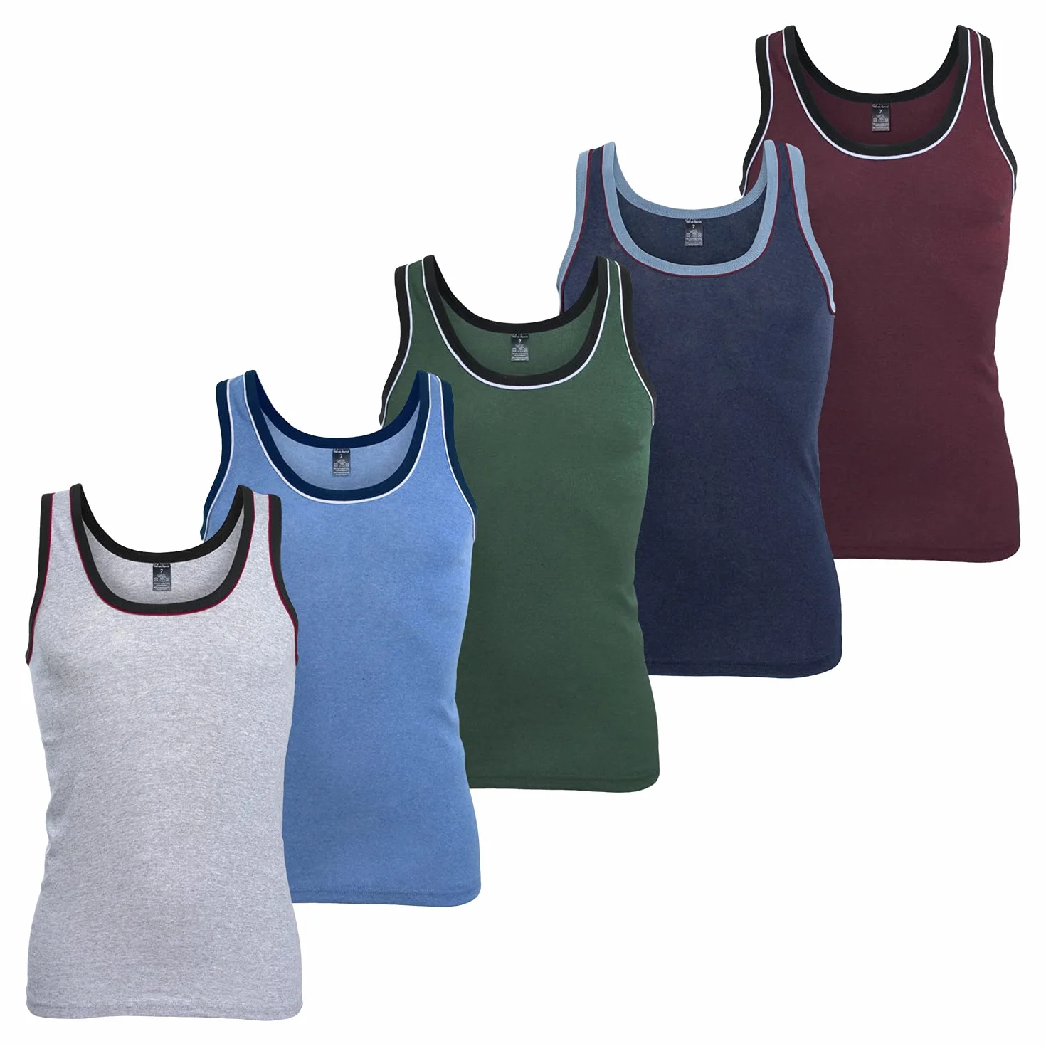 MT - Camiseta interior - Sin mangas - para hombre