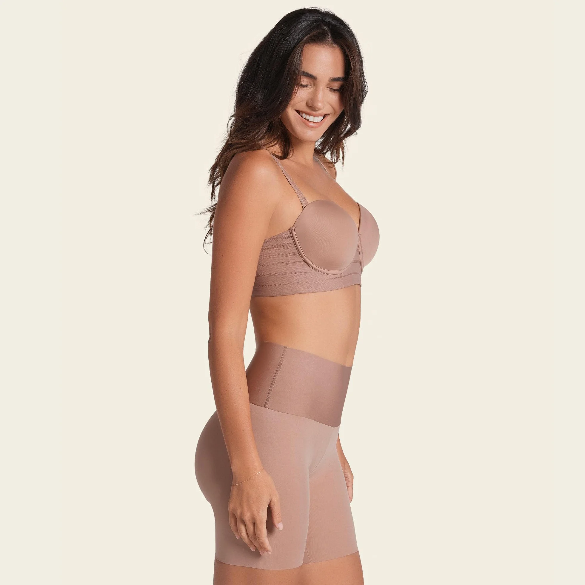 Leonisa Braga para Mujer Antirozaduras de Muslos Tipo Short Realza Gluteos - Bragas Faja Invisible para Vestido