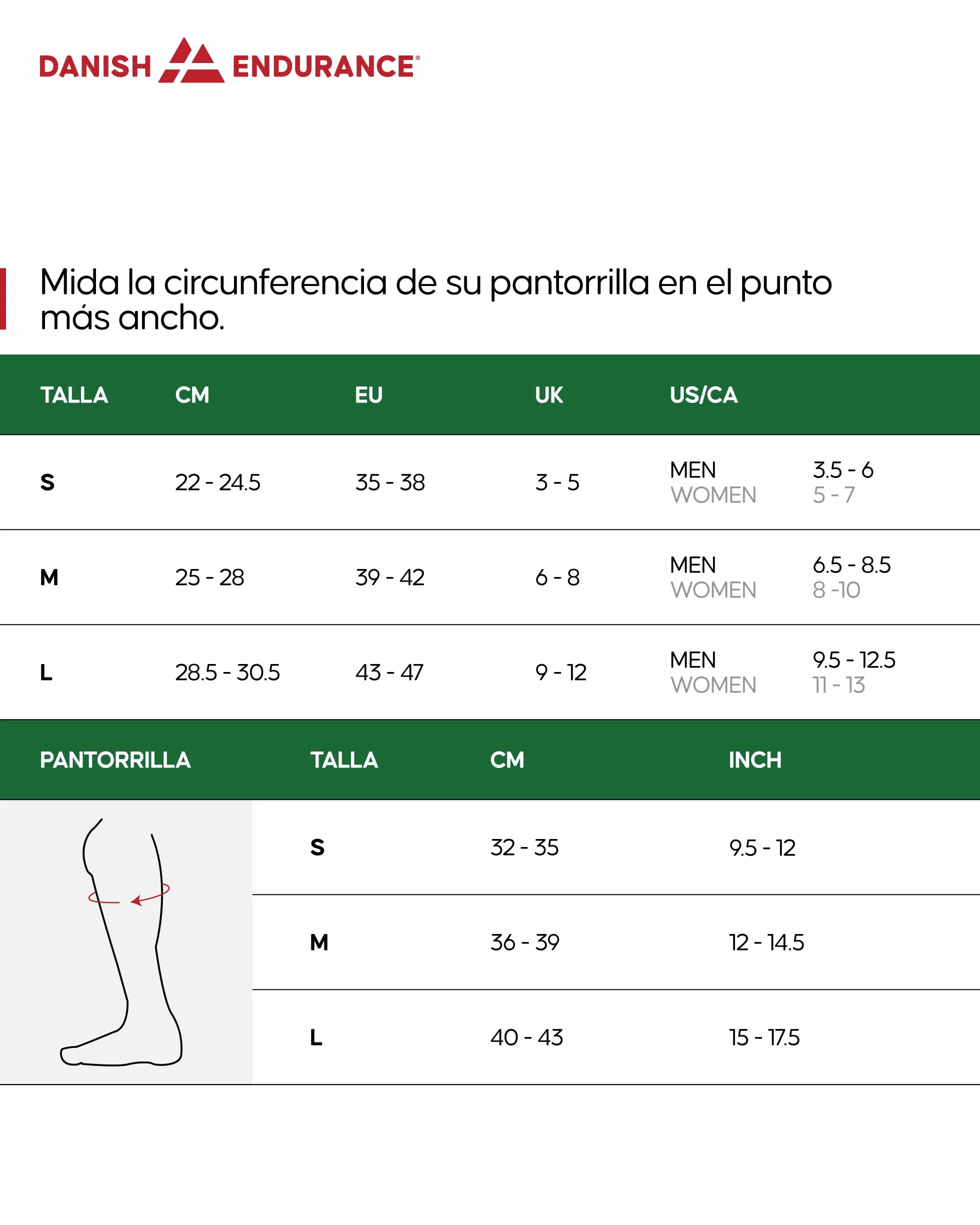 DANISH ENDURANCE Calcetines de Compresión Algodón Orgánico, Mujer y Hombre, Deporte, Recuperación, 1 y 3 Pack
