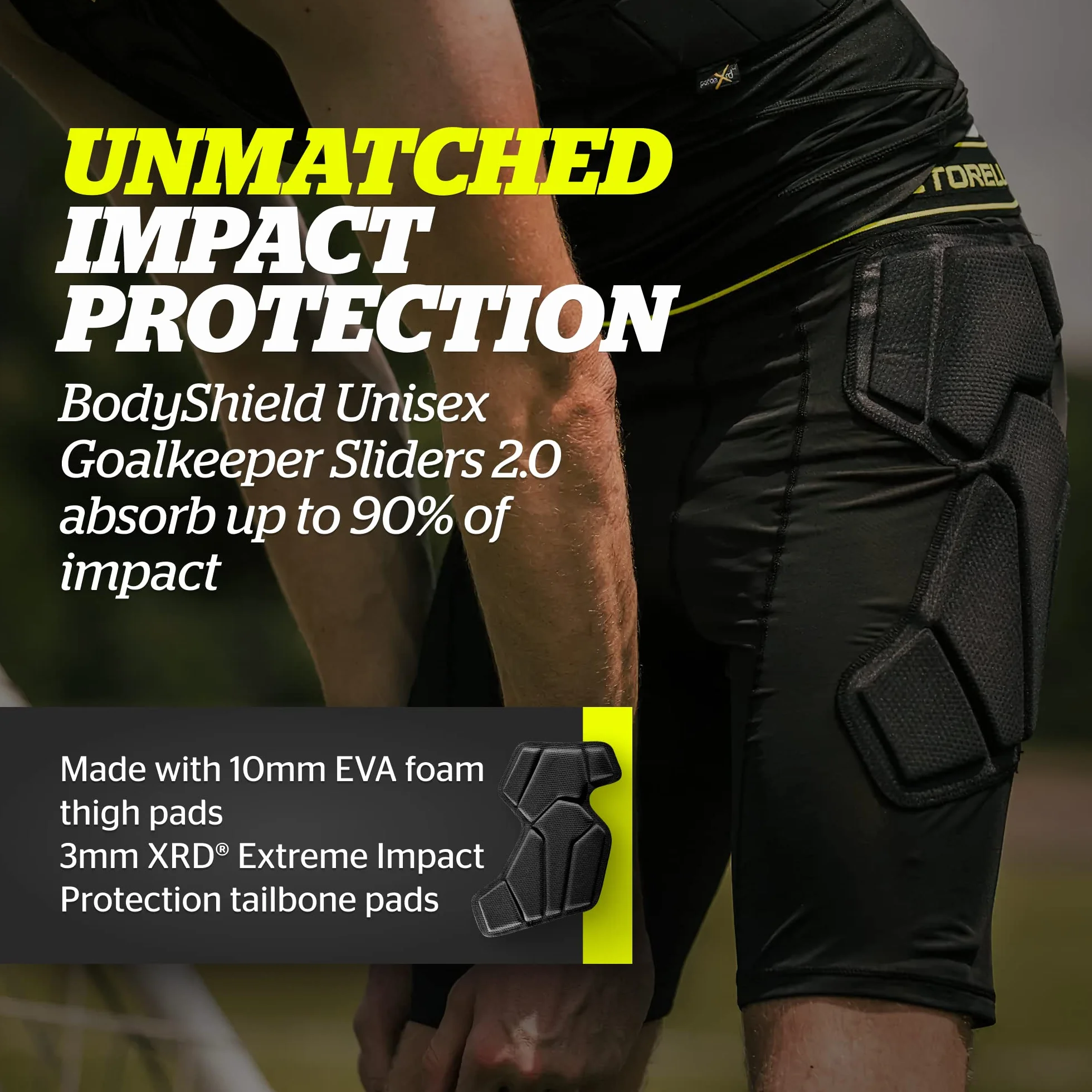 Storelli Bodyshield Unisex Goalkeeper Sliders 2 - Shorts Unisex Adulto