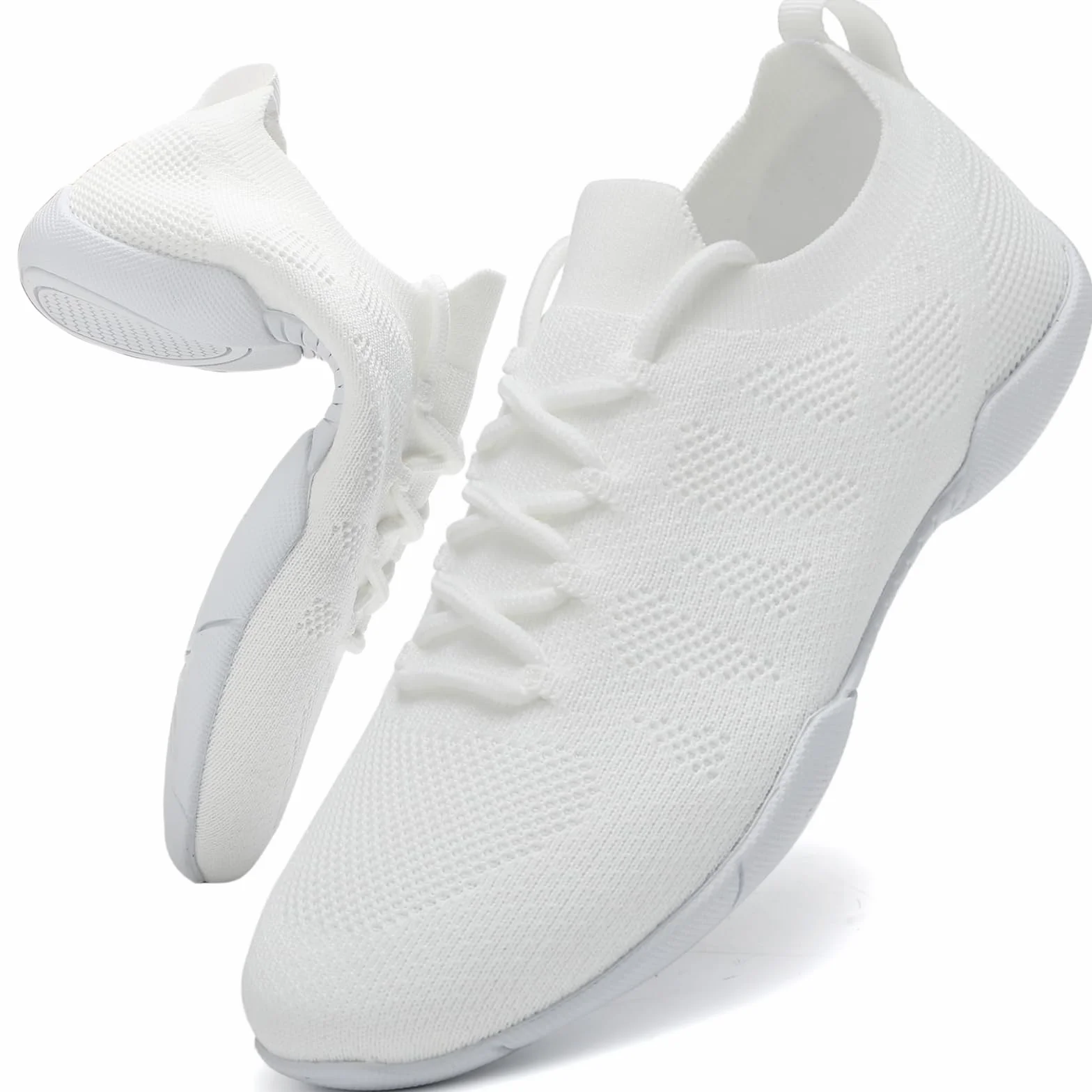 Zapatillas Cheerleader para Mujeres y Niñas Zapatos de Animadoras con Cordones Entrenamiento Yoga