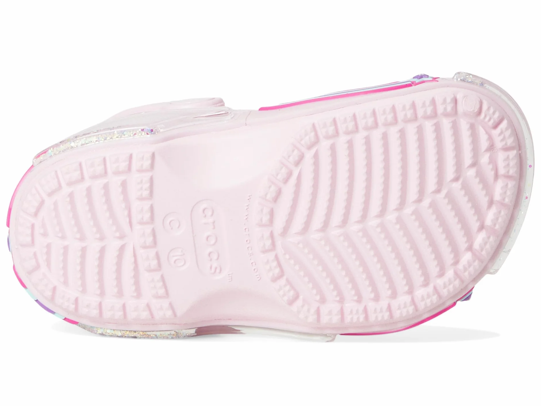 Crocs Classic Star Sparkle Shaker Clog T, Zuecos Unisex niños
