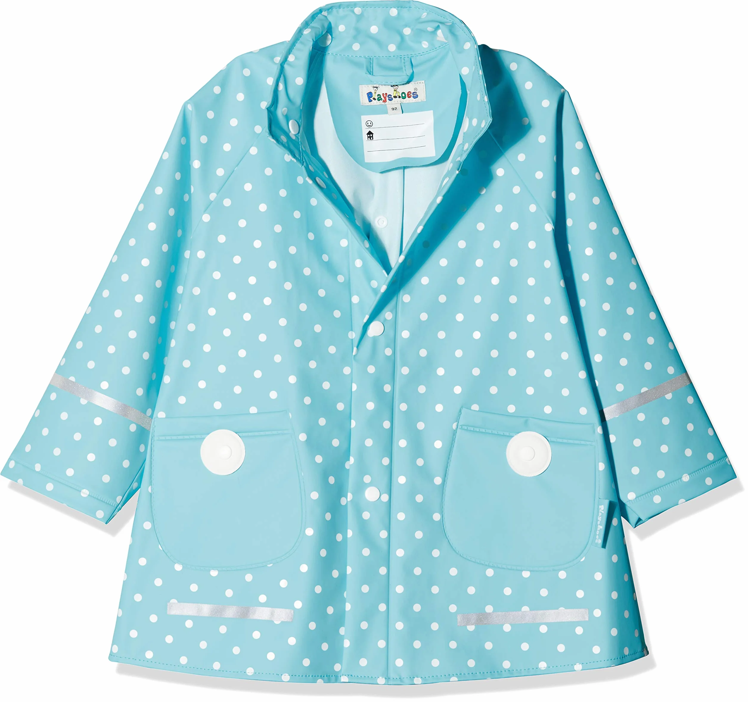 Playshoes Rain Coat Fireman, Waterproof - Chaqueta de manga larga para niña