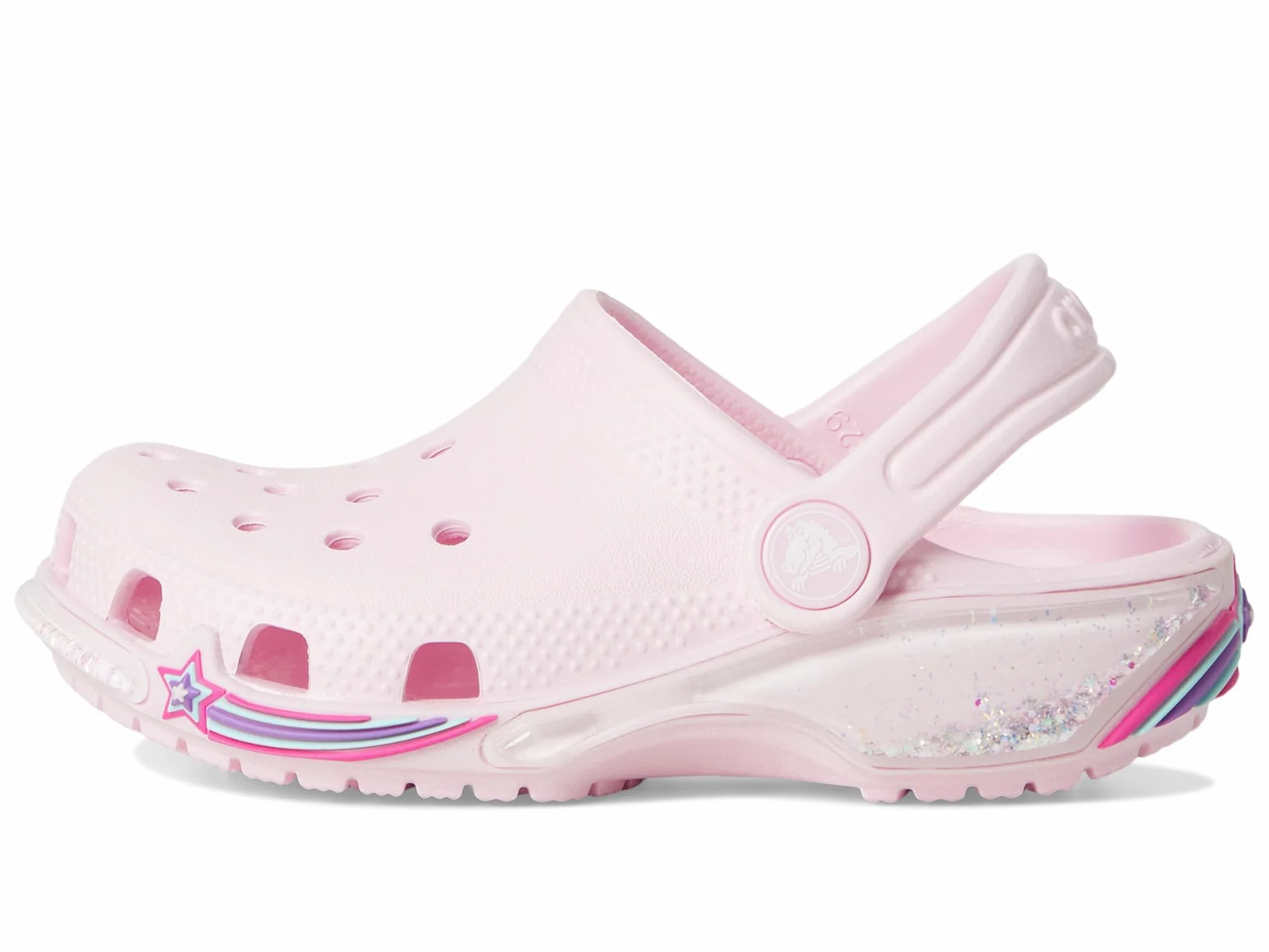 Crocs Classic Star Sparkle Shaker Clog T, Zuecos Unisex niños