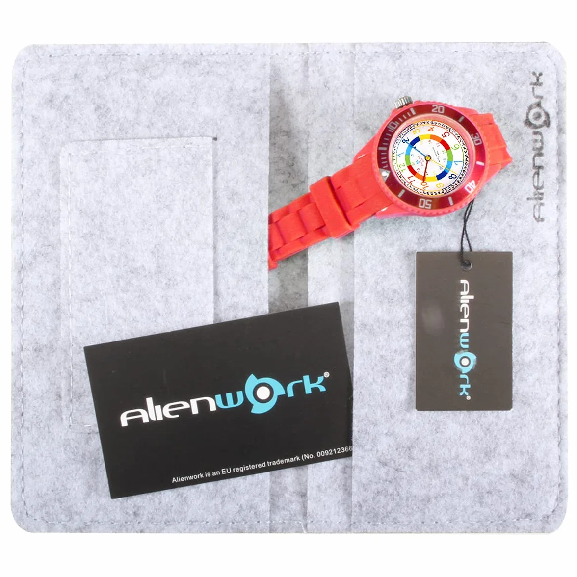 Alienwork Kids Reloj de Aprendizaje Infantil Niño Niña Tiempo de Aprender Impermeable 5 ATM