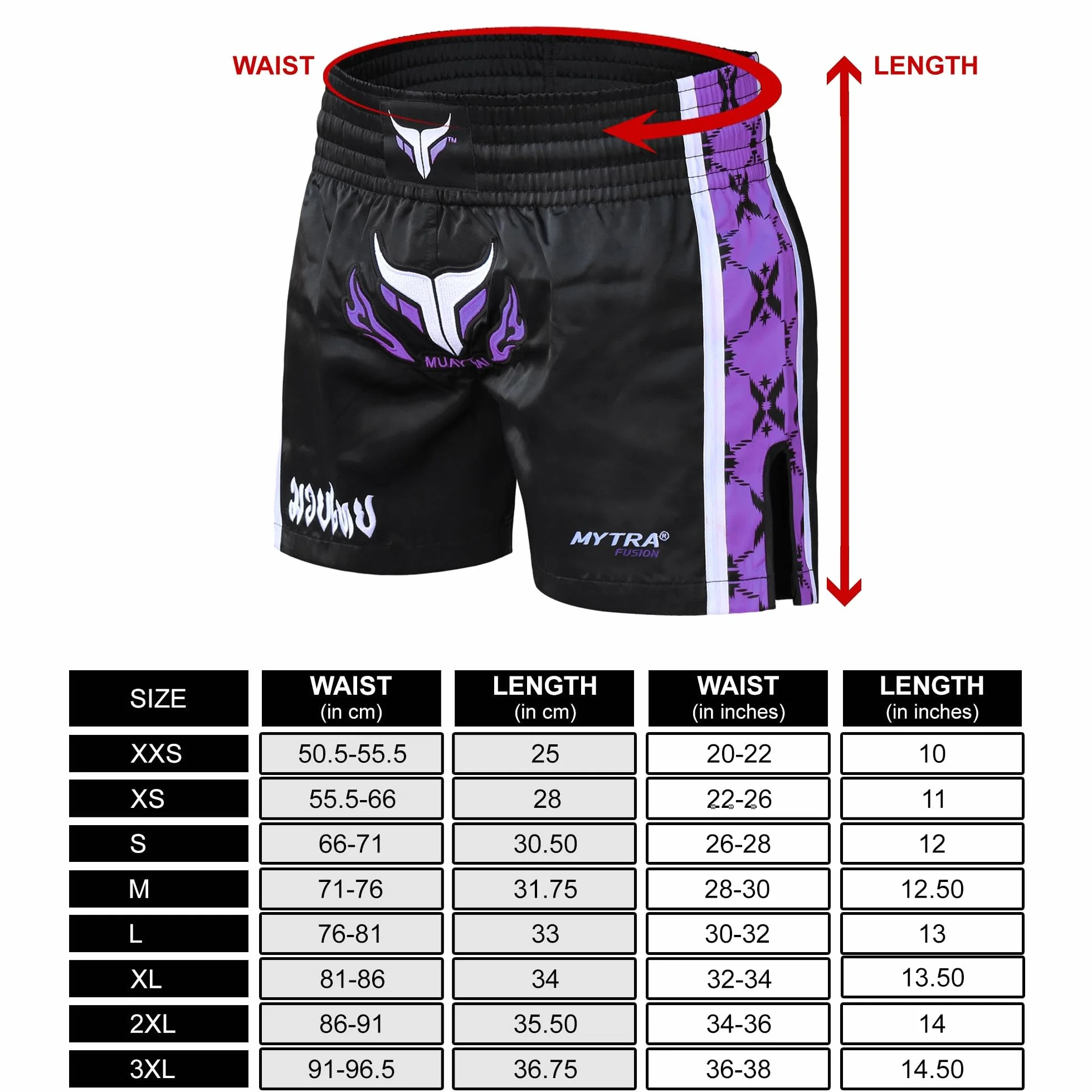 Mytra Fusion Pantalones Muay Thai Mujer Pantalones Kick Boxing, Pantalon Boxeo Mujer Muay Thai Shorts para Boxeo, puñetazos, Grappling y Entrenamiento de Artes Marciales