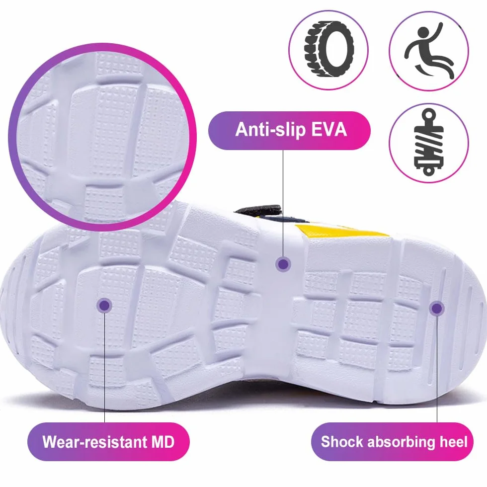 Zapatillas de Niños Niñas Zapatos de Correr Deportivas Ligeras Tenis de Running Shoes de Walking Sneakers Baloncesto Transpirable Cómodo Calzado Deportivo Unisex