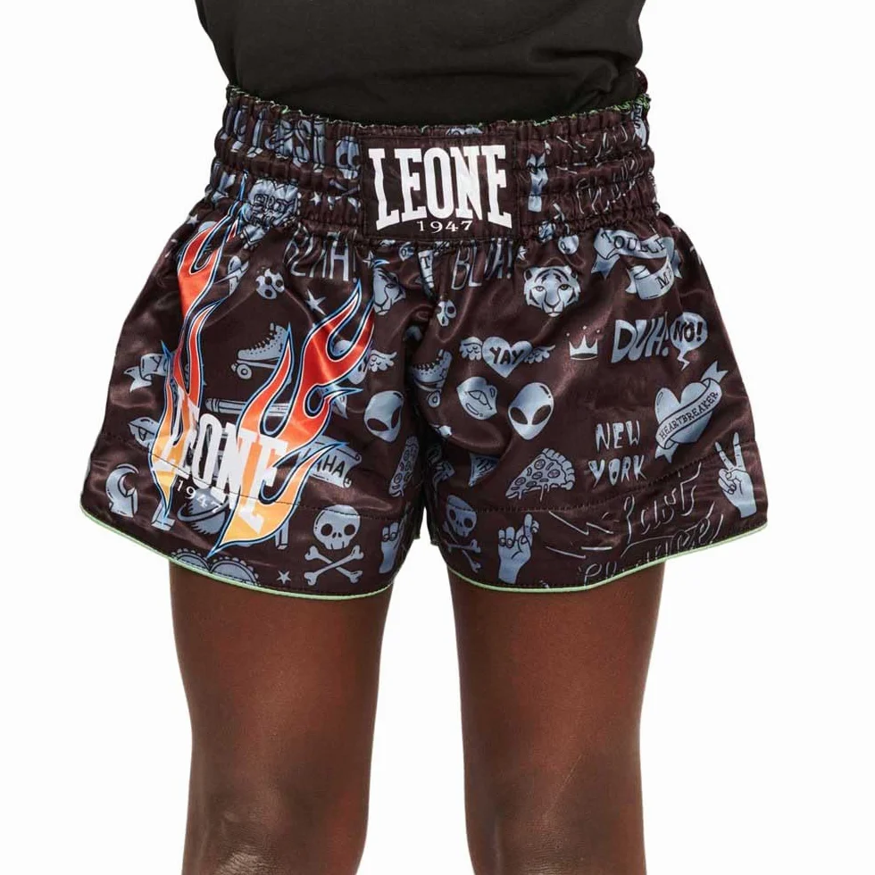 LEONE 1947 Pantaloncini Boxe Kick-Thai Jr. Niños y jóvenes