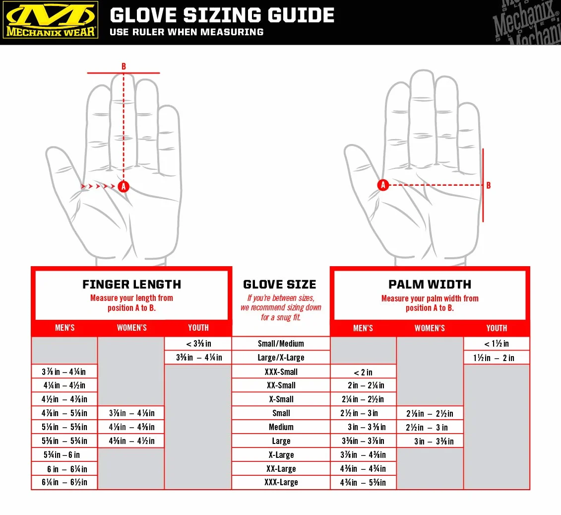 Mechanix Wear - Original Covert Guantes (Large, Negro)