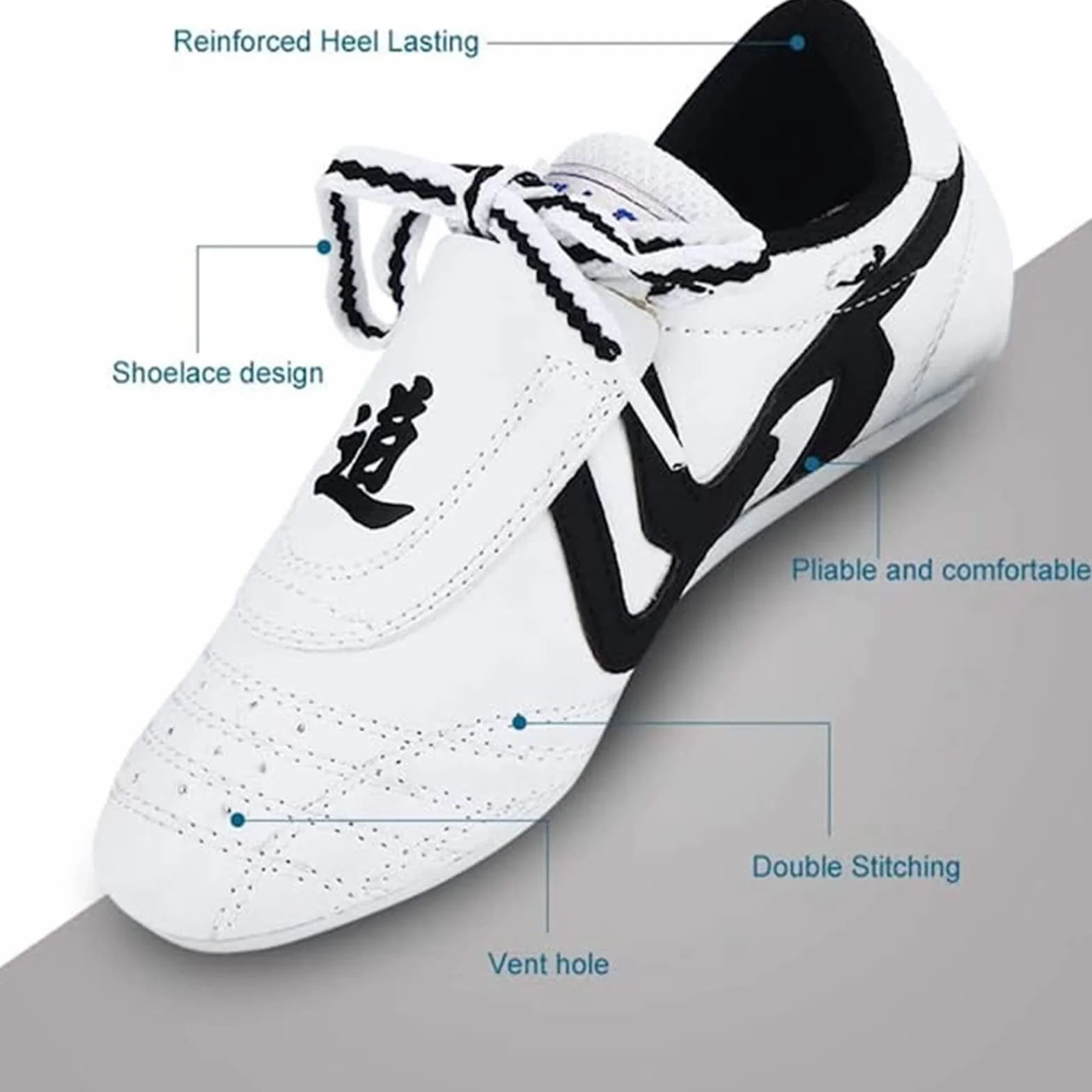 Zapatos de Taekwondo Transpirables Ligeros para Hombres Mujeres Niños