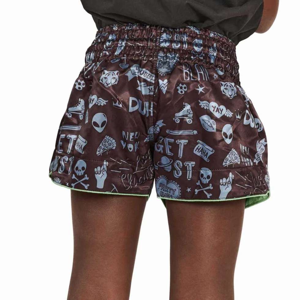 LEONE 1947 Pantaloncini Boxe Kick-Thai Jr. Niños y jóvenes