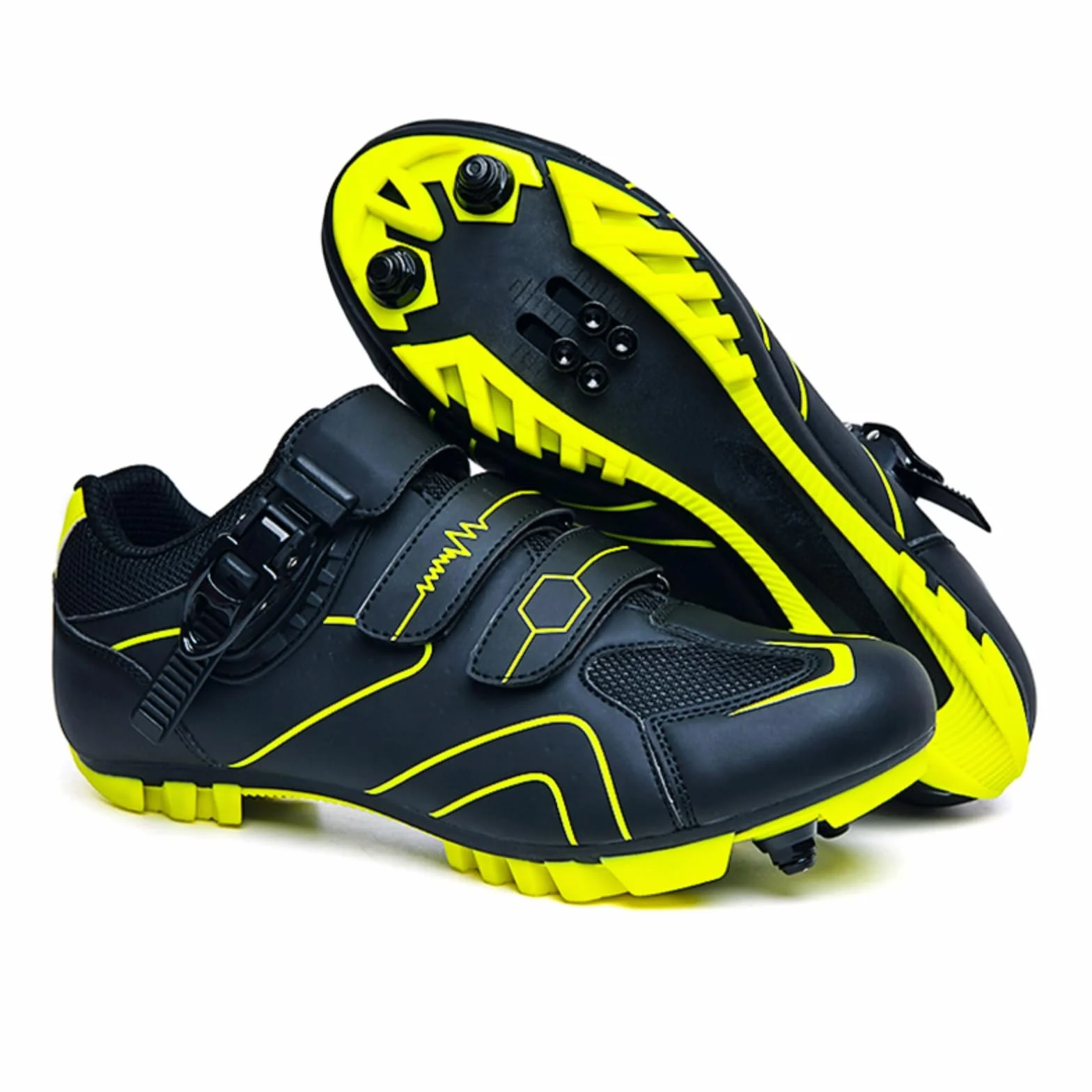 Mateju Zapatillas Ciclismo MTB Hombre Mujer 36-47 EU Bicicleta de Montaña con Calas Antideslizantes