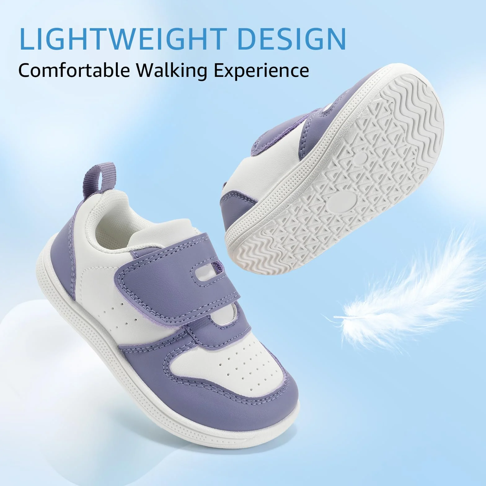 STQ KIDS Barefoot Niños Zapatillas Deportivas Niña Moda Clásicas Calzado Respetuoso Bebe Antideslizante Primeros Pasos Non-Slip Descalzo con Caída Cero al Aire Libre para Mejor Regalo