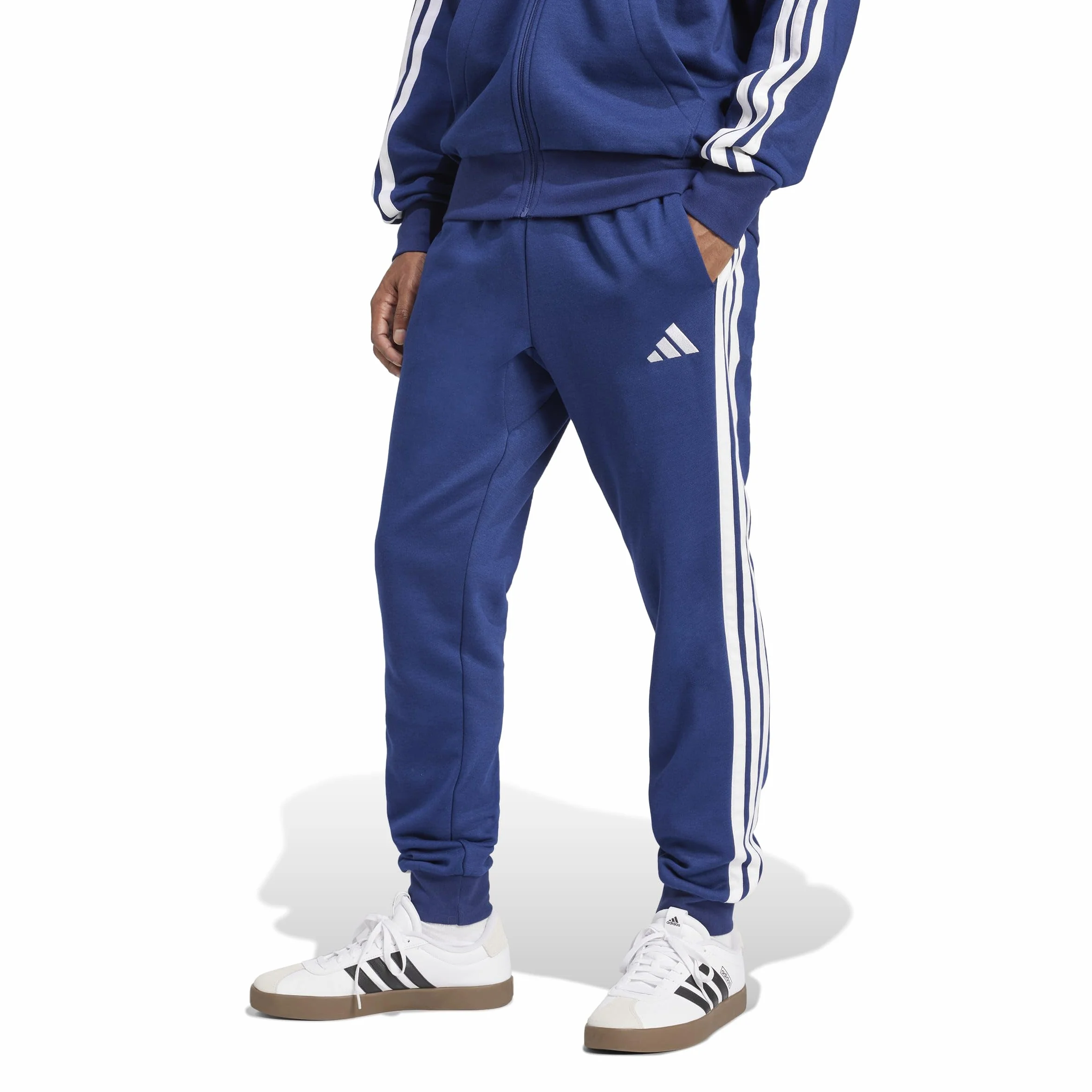 Adidas Hombre Essential Three Stripes Fleece Pant