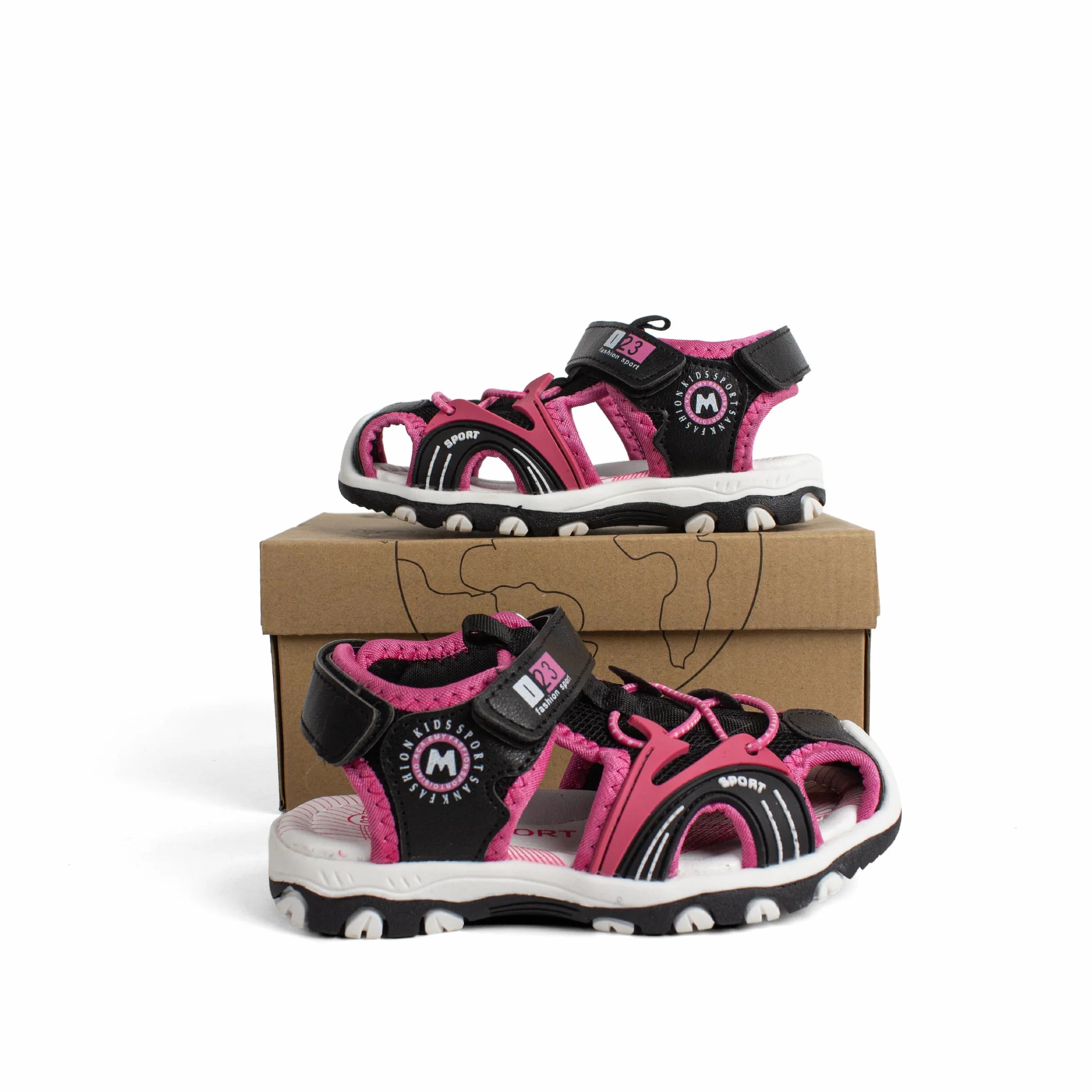BESCH Sandalias Deportivas para Niños Niñas Talla 25-36 EU - Sandalia para Verano Transpirable al Aire Libre Unisex