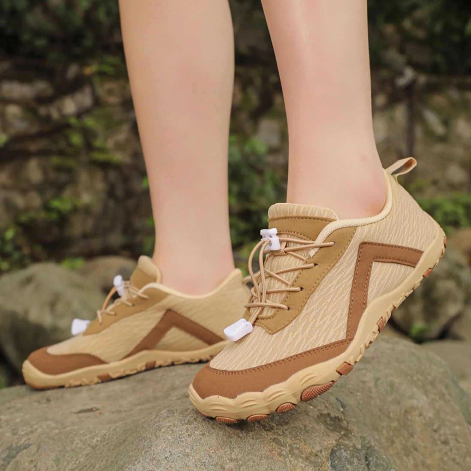 Genérico Zapatillas Gimnasio Mujer con Horma Ancha Zapatillas Mujer Deportivas Zapatos de Senderismo Y Montañismo de Dedos para Exteriores,Tamaño,Antideslizantes,para Parejas,Fitness,Deportes