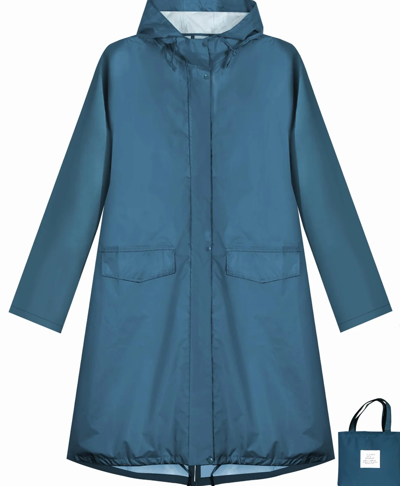 ANYOO Poncho de Lluvia Reusable de Ripstop transpirante Ligero a Prueba de Agua Multiuso Impermeable con Capucha de Lona de Tienda de Campaña Ideal para el Aire Libre Campamento Excursionismo y Pesca