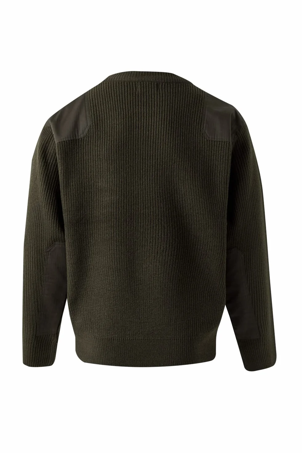 VELILLA 100; Jersey Punto Grueso con Cuello Redondo; Color Verde Caza; Talla L