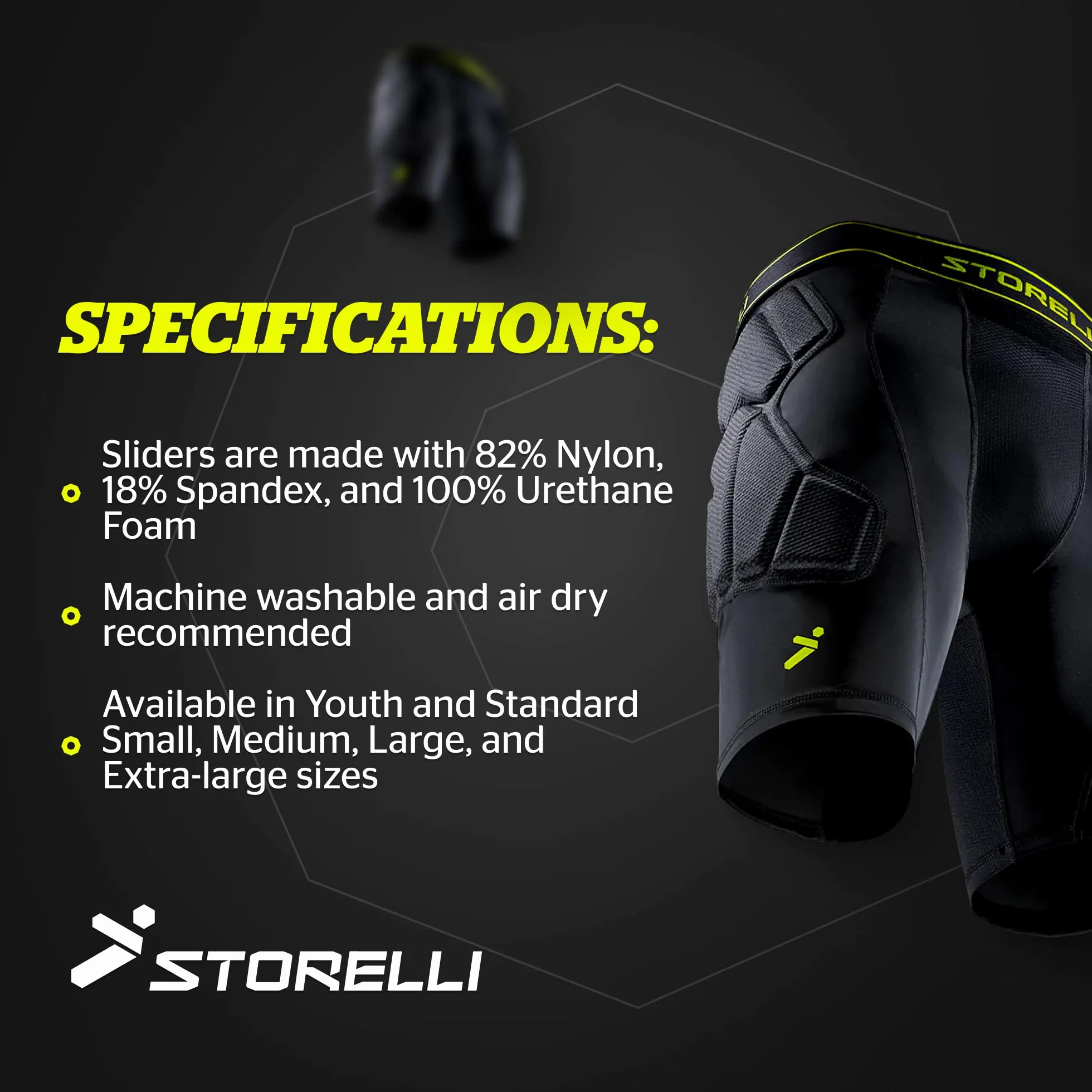 Storelli Bodyshield Unisex Goalkeeper Sliders 2 - Shorts Unisex Adulto