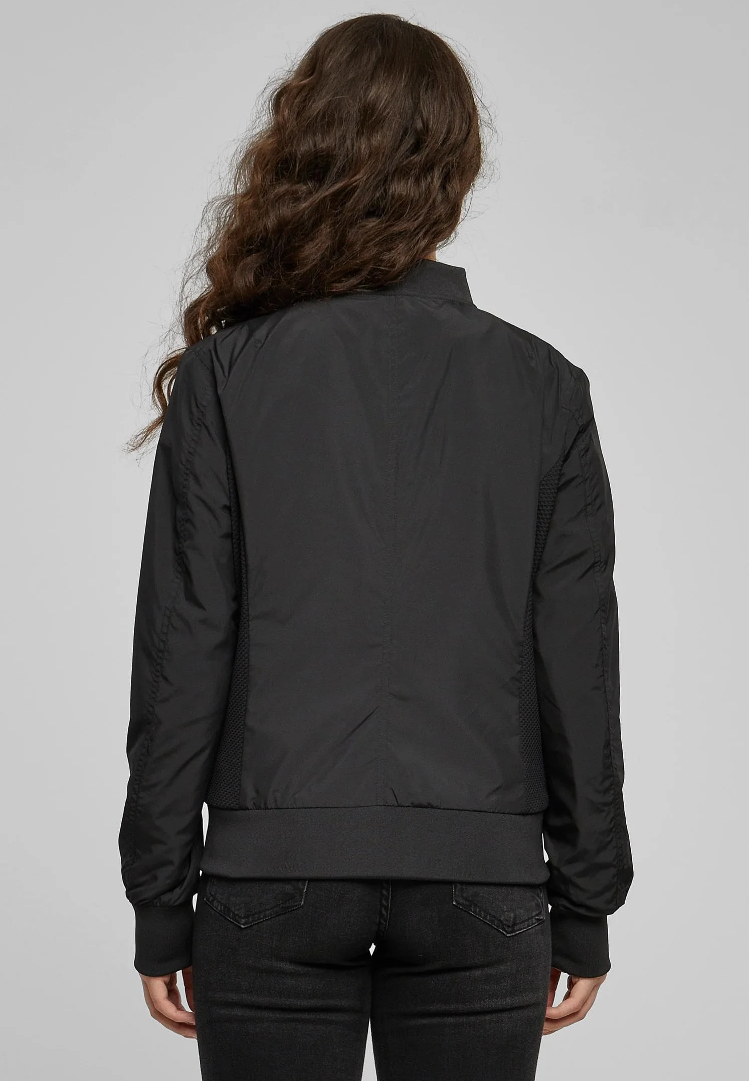 URBAN CLASSICS Chaqueta Bomber para Mujer con Bolsillos, Chaqueta Entretiempo otoño y primavera, Cazadora Acolchada de Corte Old School