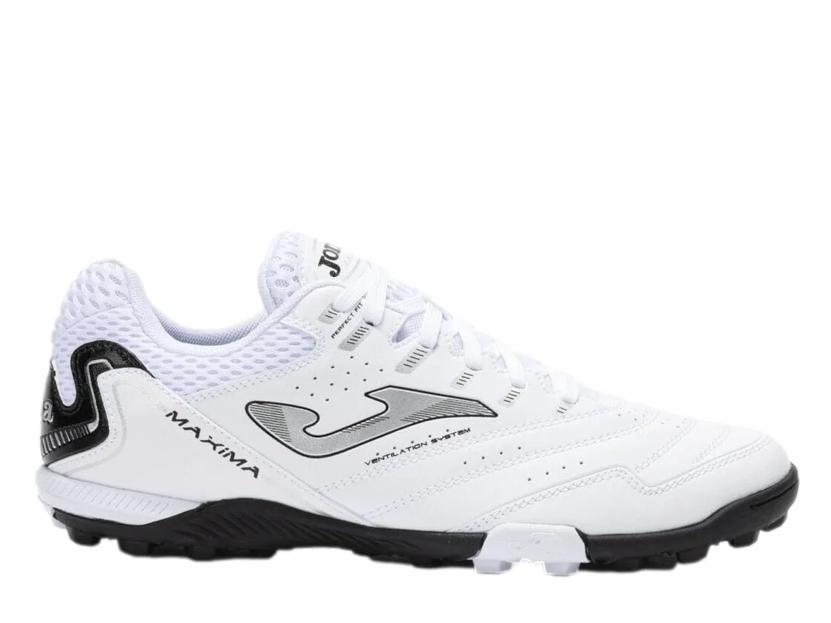 Joma Zapatillas Futsal Turf, 39-47, Comodidad y Control - Negro
