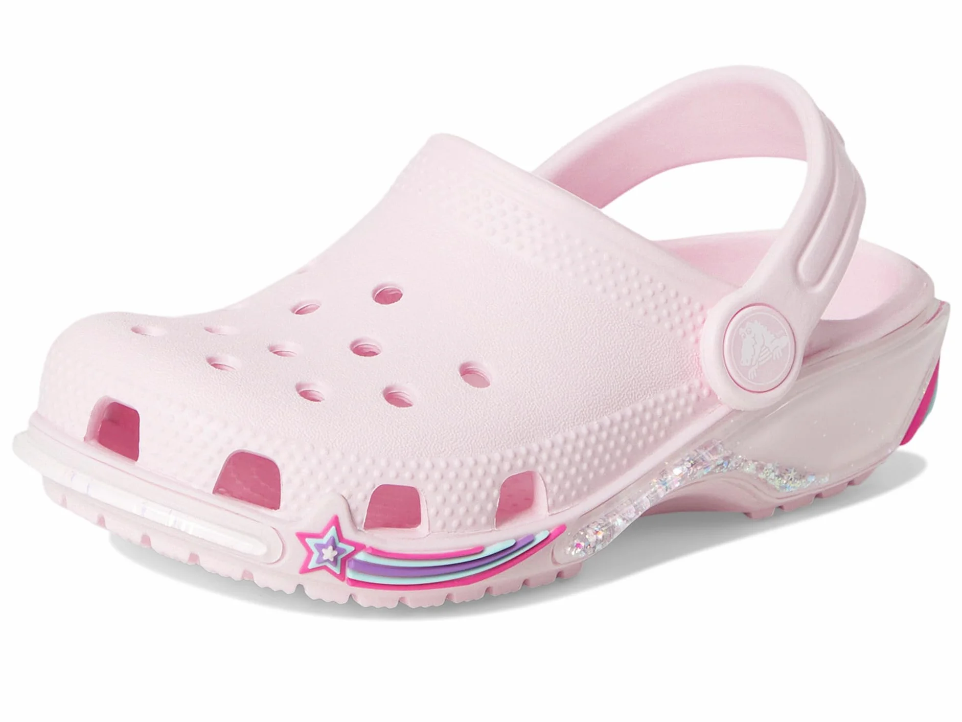 Crocs Classic Star Sparkle Shaker Clog T, Zuecos Unisex niños