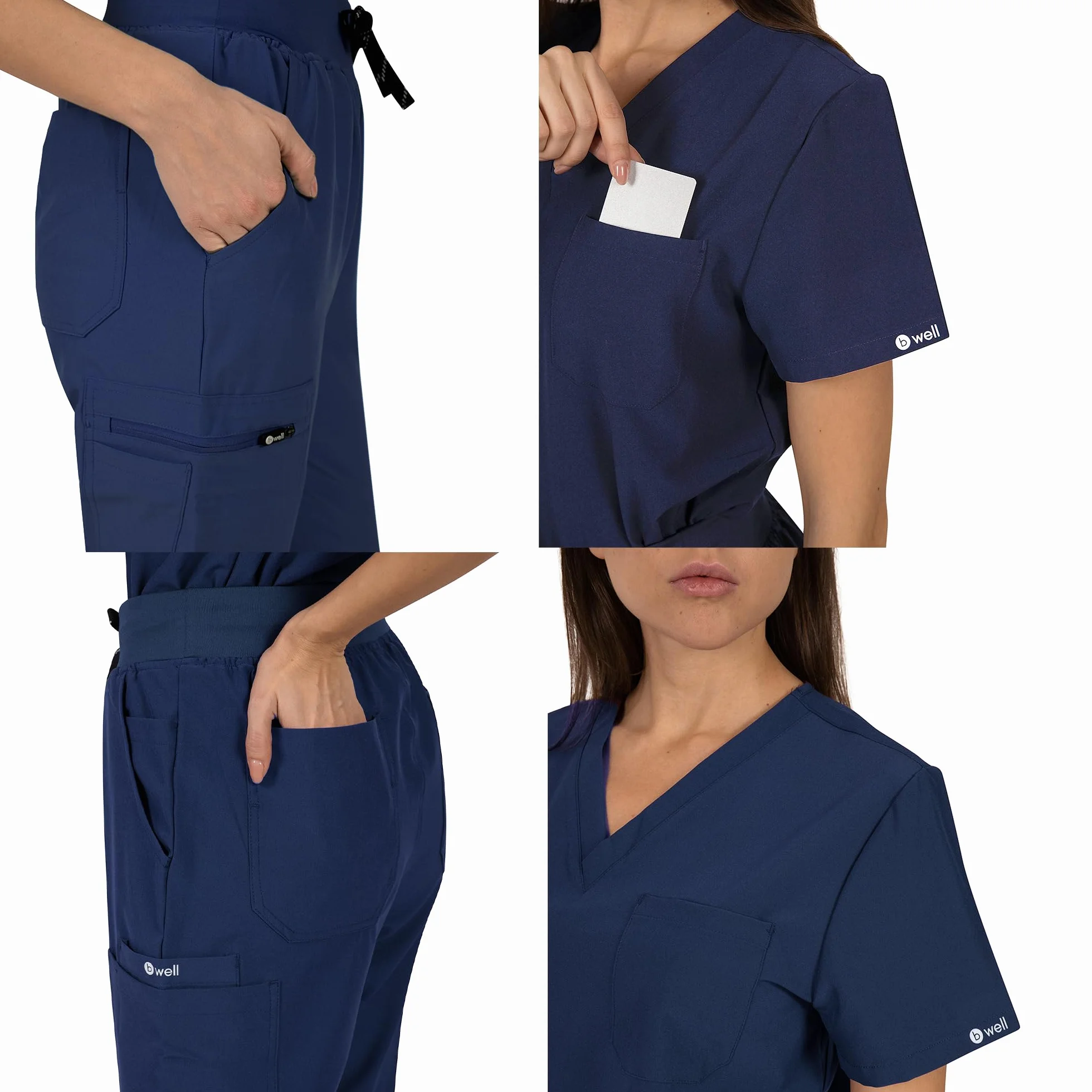 B-well BELLA Conjunto casaca pantalón profesionales sanitarios ropa trabajo elastano