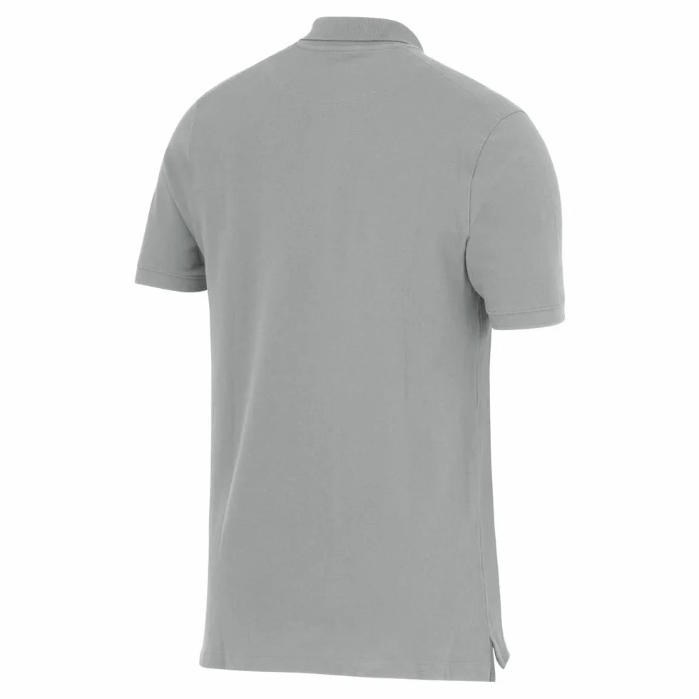 NIKE Mens Team Cotton Polo - Dark Heather Grey Camiseta Bebé-Niñas