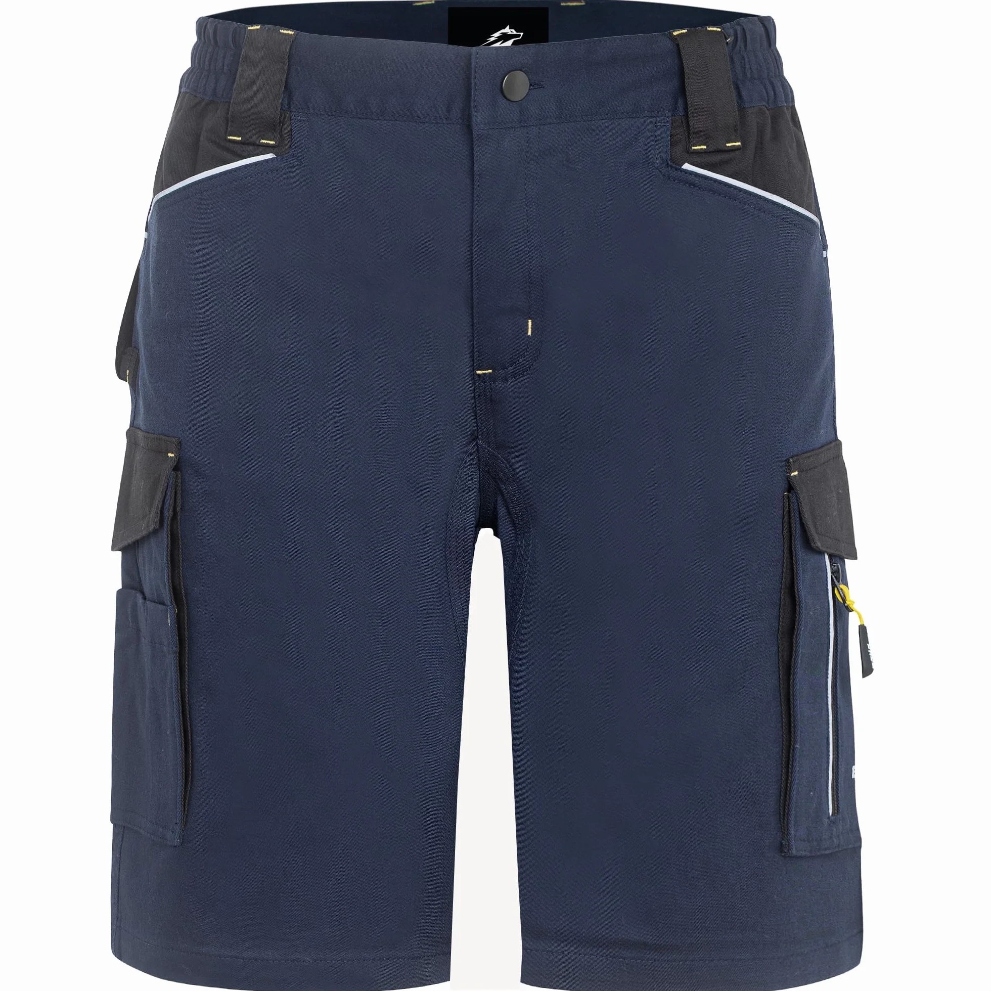 BWOLF Daytona - Pantalones cortos de trabajo elásticos para hombre, con muchos bolsillos