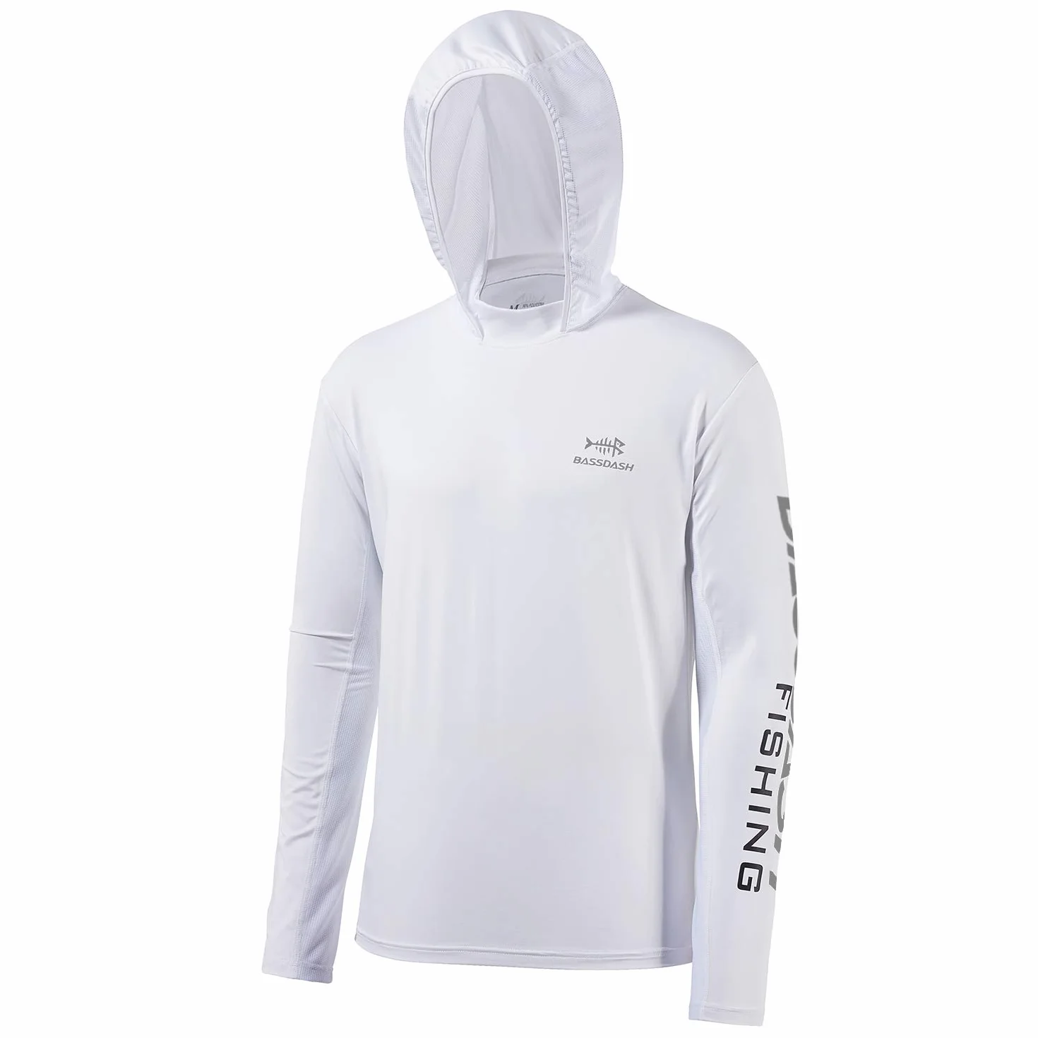 Bassdash - Sudadera con Capucha para Hombre, protección Solar UPF50+ suéter UV Manga Larga para Pesca protección contra sarpullidos Rashguard