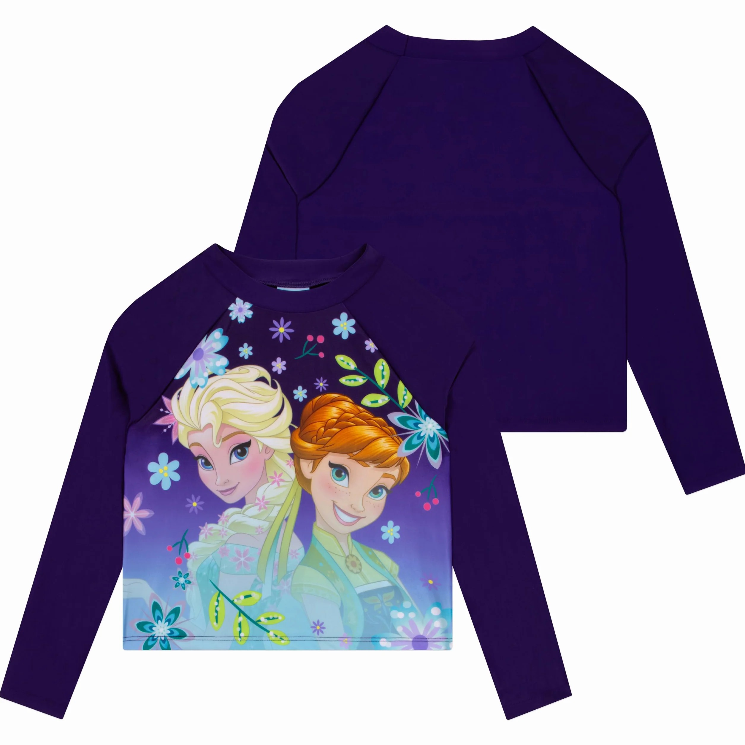 Disney Traje De Baño Froze n, Traje De Baño Elsa Y Anna, Bañador Niña Natacion Mangas Largas, Edad 2 A 10 Años