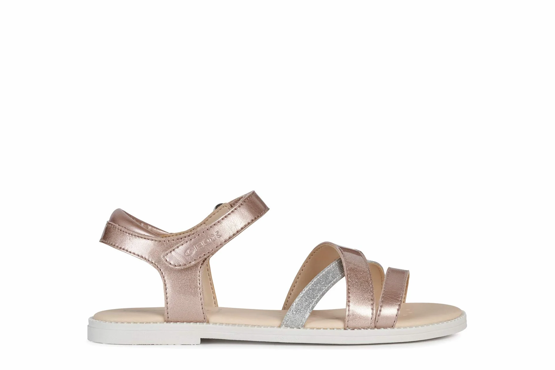 Geox J Sandal Karly Girl, Sandalias para Niña