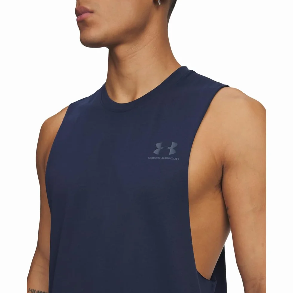 Under Armour Sportstyle Left Chest Cut-Off T-Shirt Camiseta Hombre