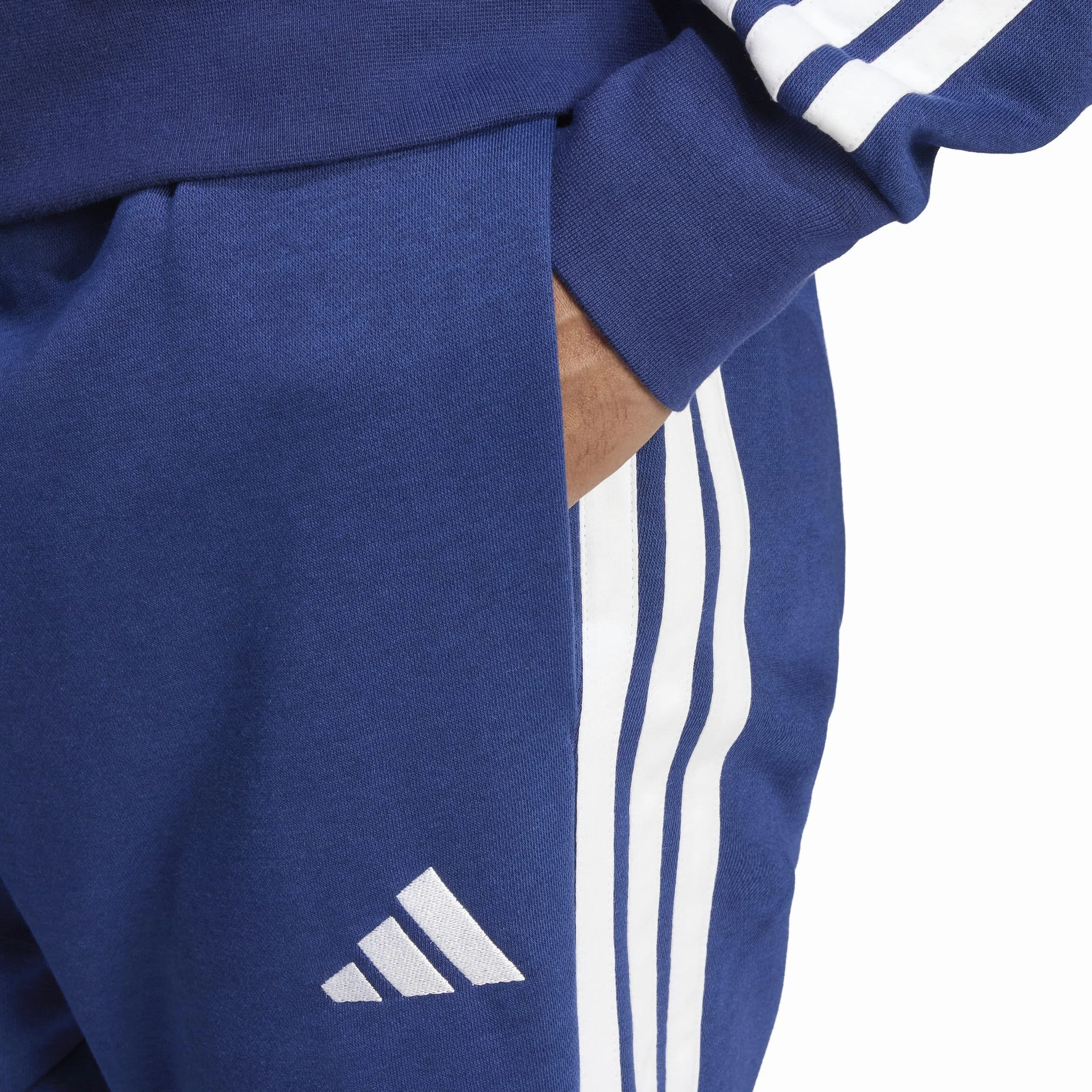 Adidas Hombre Essential Three Stripes Fleece Pant