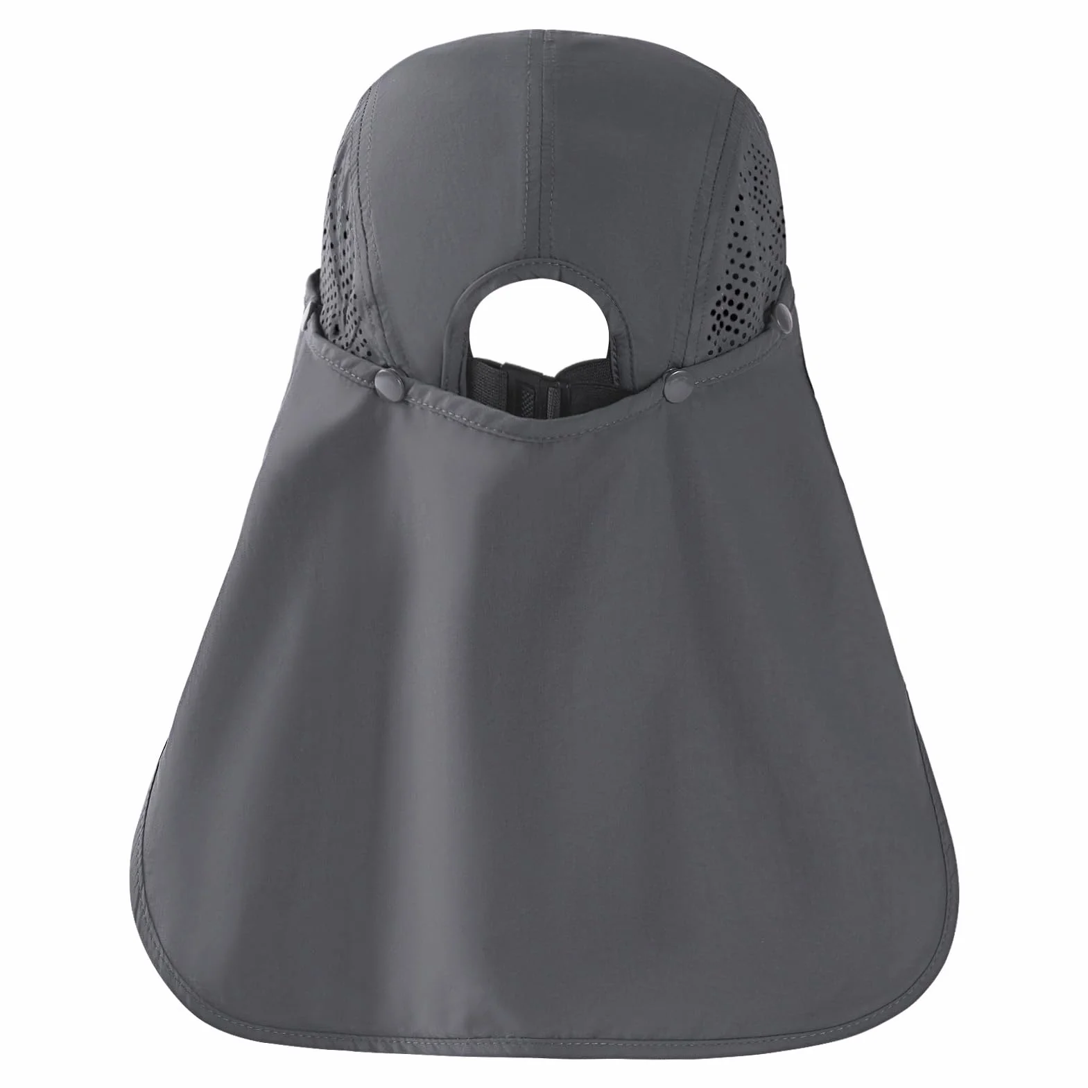 Bassdash UPF 50 + Gorra de Pesca Plegable Gorra de béisbol, con Tapa de Cuello extraíble, portátil, Adecuada para Senderismo de Golf Masculino y Femenino