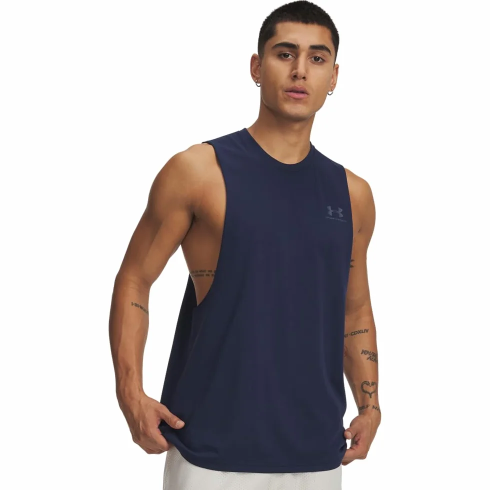 Under Armour Sportstyle Left Chest Cut-Off T-Shirt Camiseta Hombre