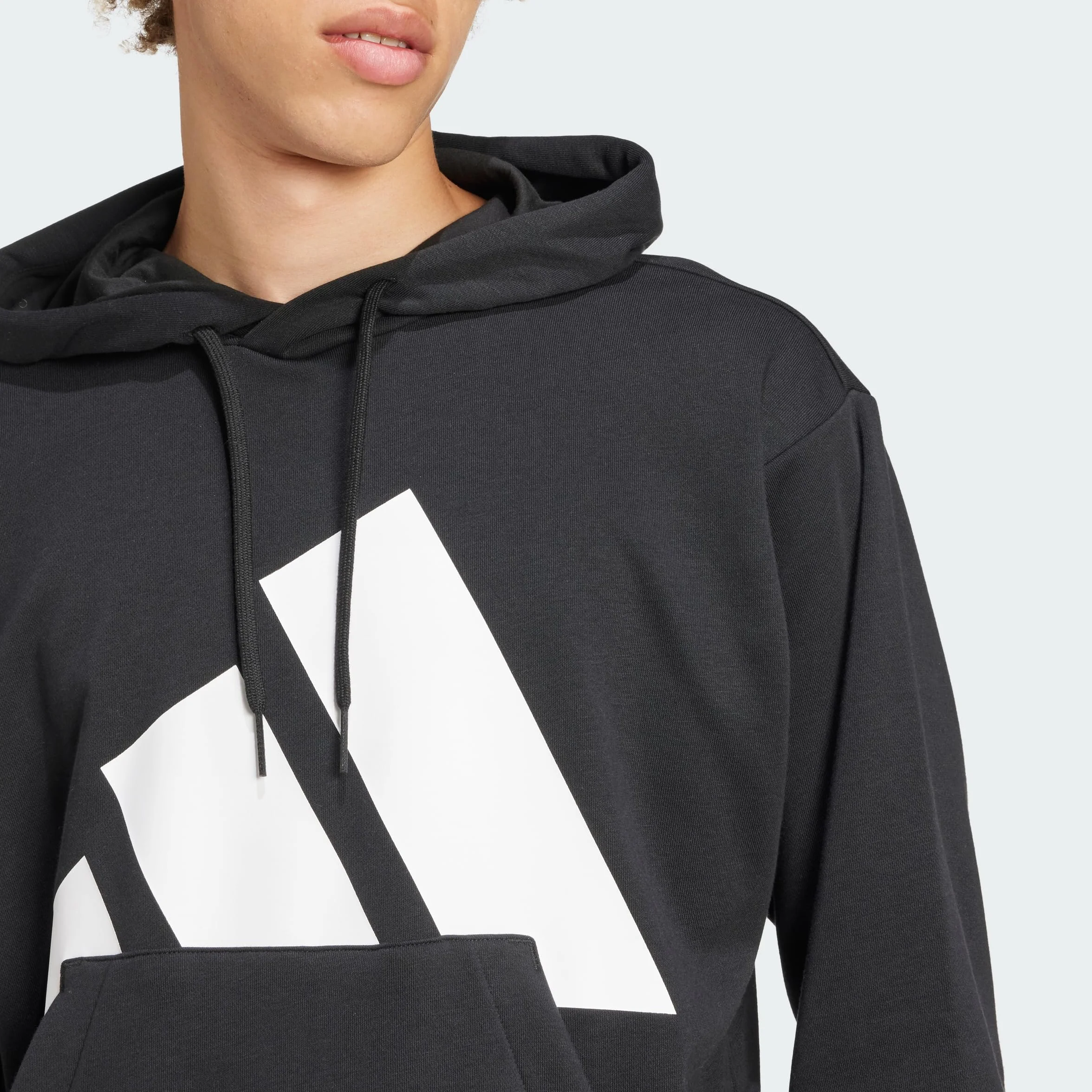 adidas Men's Sudadera con Capucha Essentials Big Logo French Terry