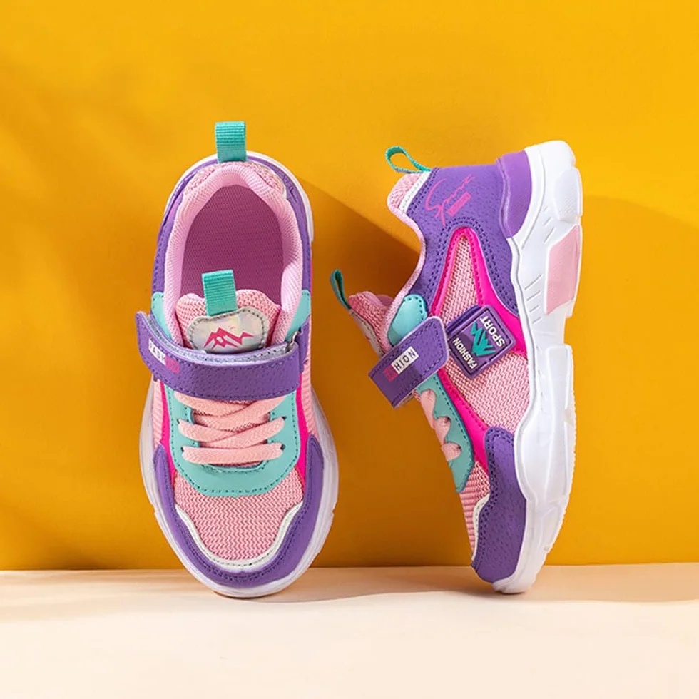 Zapatillas de Niños Niñas Zapatos de Correr Deportivas Ligeras Tenis de Running Shoes de Walking Sneakers Baloncesto Transpirable Cómodo Calzado Deportivo Unisex