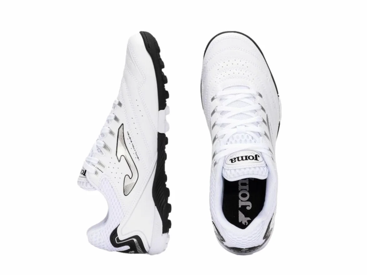 Joma Zapatillas Futsal Turf, 39-47, Comodidad y Control - Negro