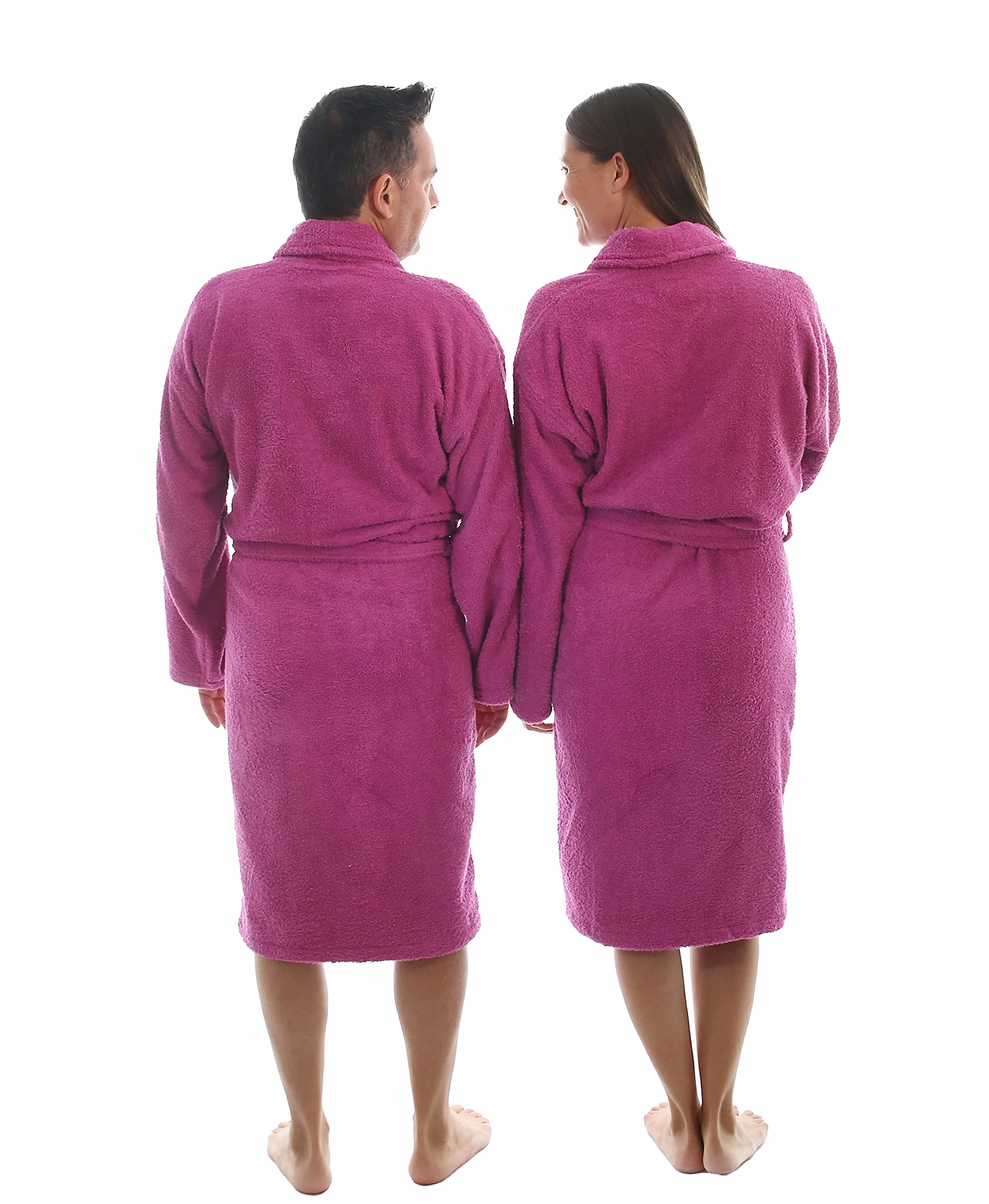 LEBENGOOD Albornoz Mujer 100% Algodón OEKO-TEX, Toalla Rizo Americano 450 gsm, Albornoces Juveniles, Ducha, Piscina, Bata Baño, Unisex,Hombre, Tallas S M L XL XXL 3XL