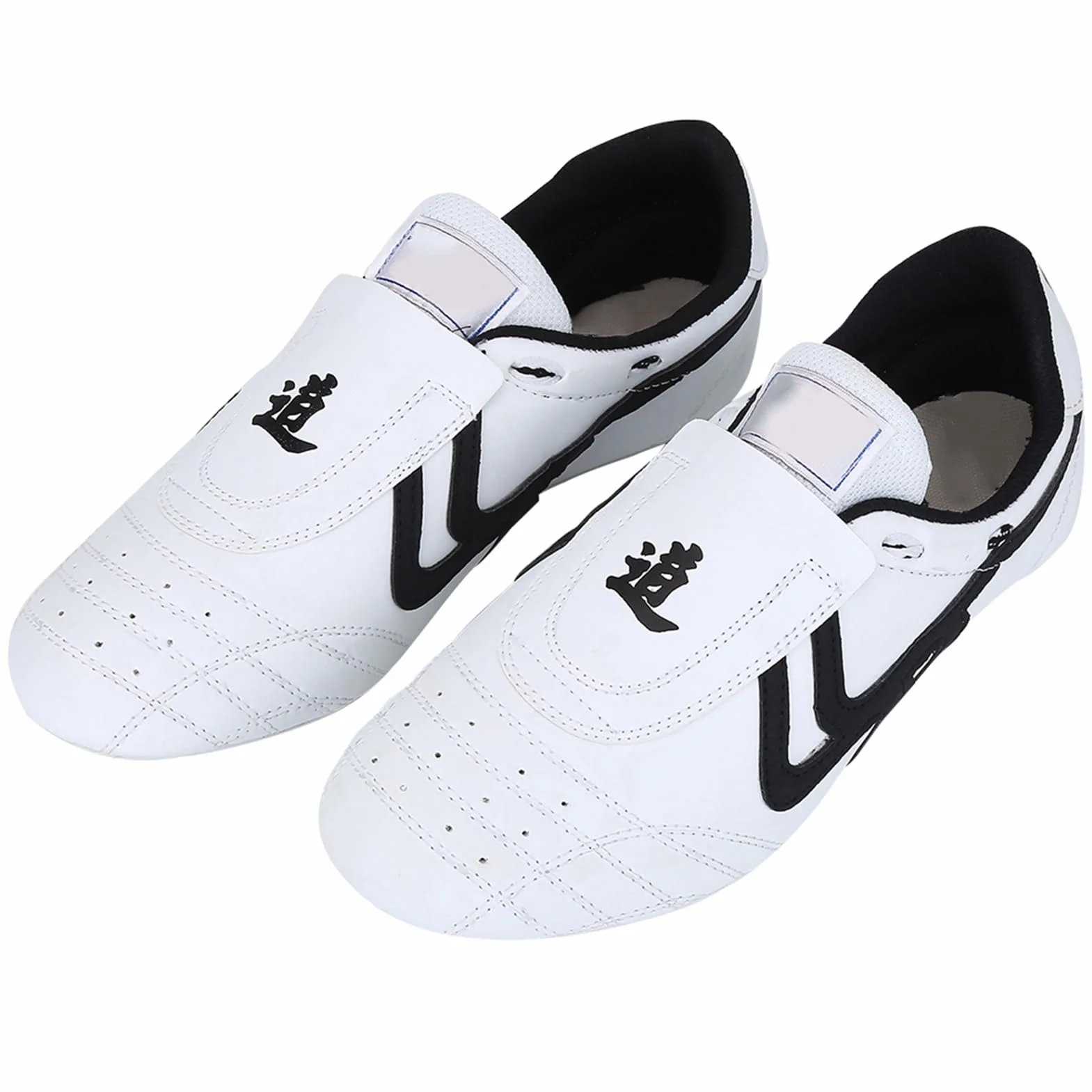 Alomejor Zapatos de Taekwondo Artes Marciales Zapatilla de Boxeo Karate Kung Fu Tai Chi Negras Ligeras
