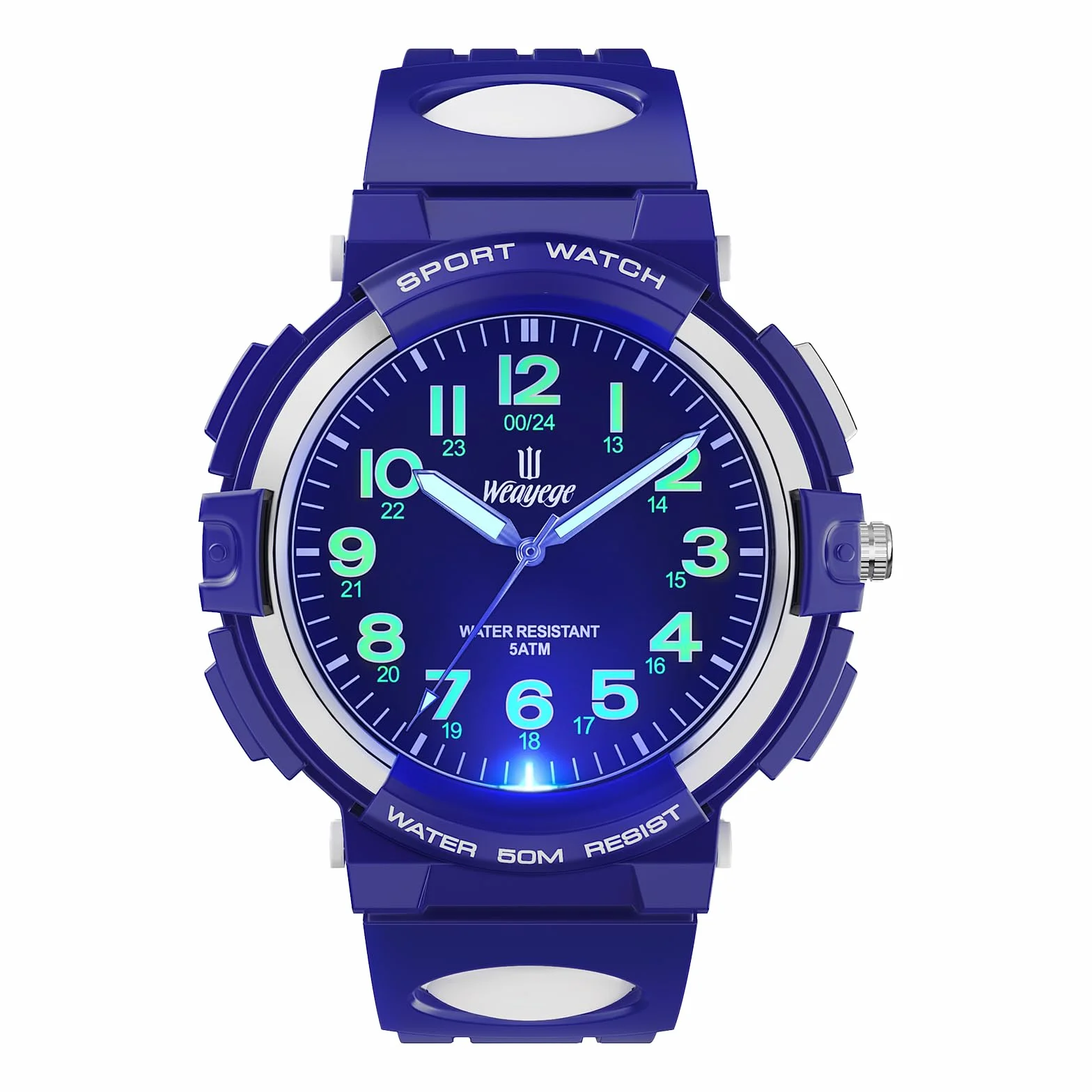 Reloj Analógico para Niños,Resistente al Agua hasta 5 ATM,Fácil de Leer,Reloj de Enseñanza del Tiempo para Niño y Niña,Relojes de Pulsera de Banda Suave para Niños 4-16