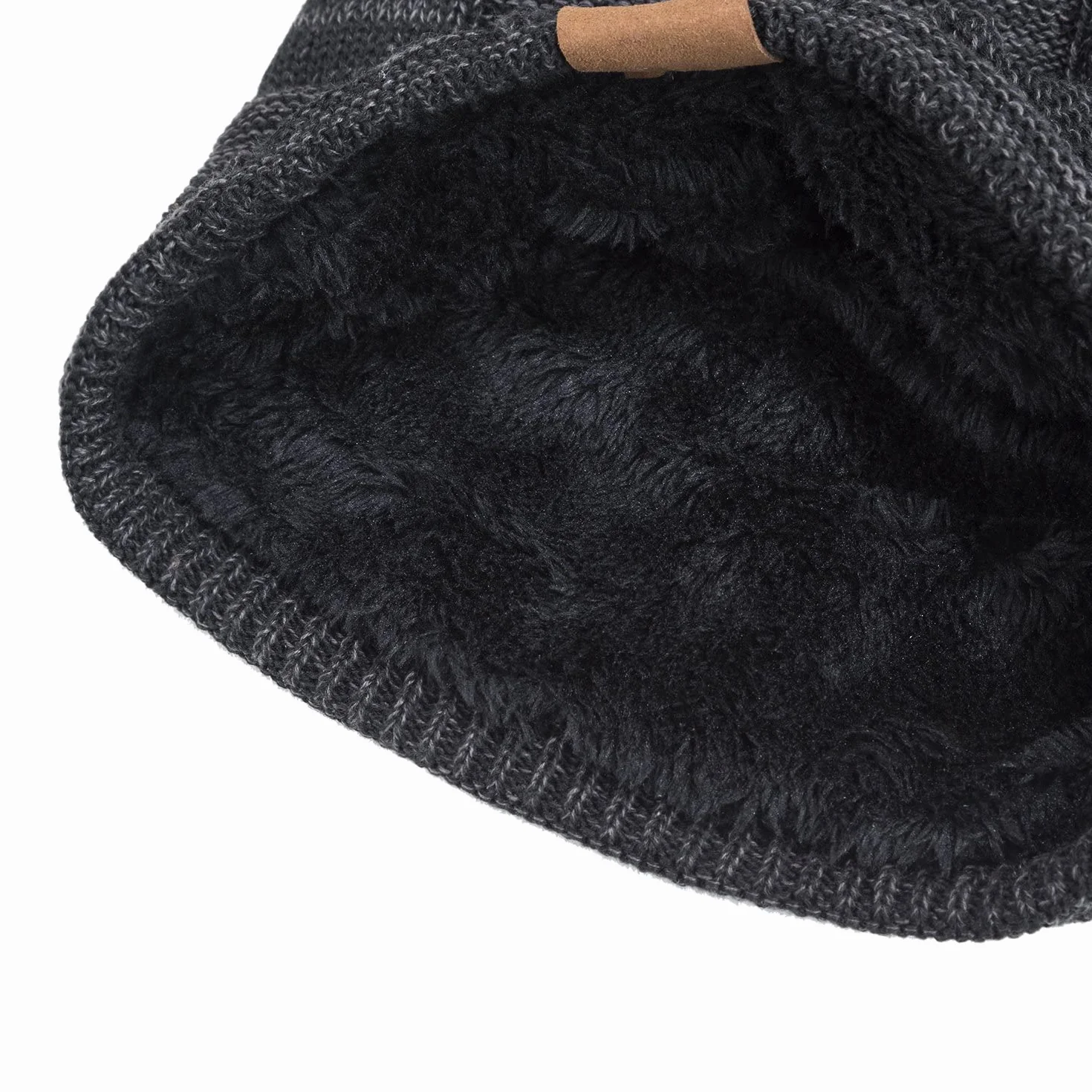 REDESS Gorro Hombres y Mujeres, Gorros cálidos de Invierno, Gorro de Calavera de Punto Grueso