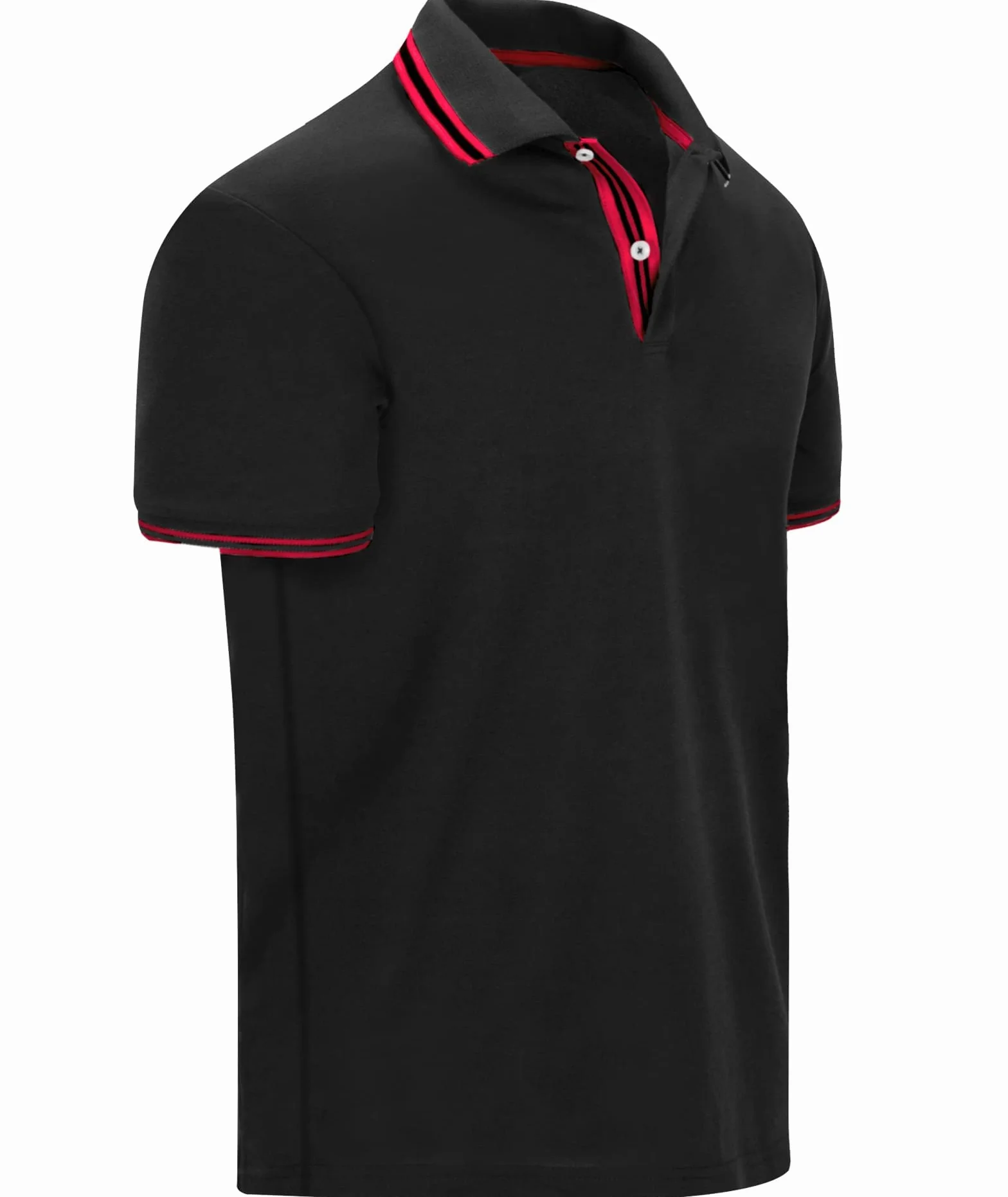 Geeksport Polos Hombre Manga Corta Tenis Regular Fit Camiseta Deporte Secado Rápido Transpirable Polo Verano Golf