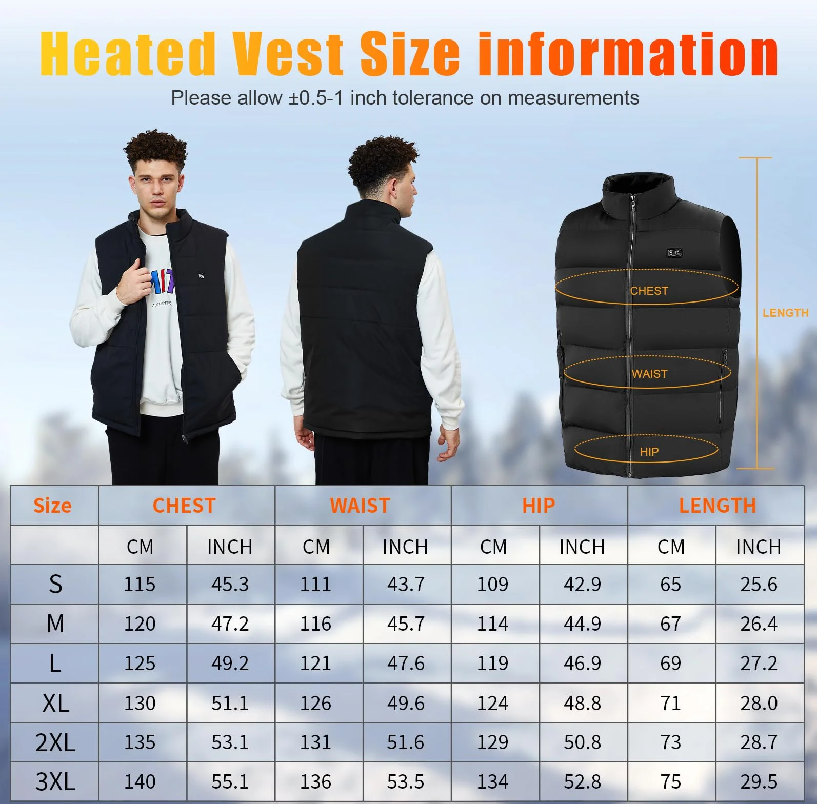 Chaleco Térmico Para Hombres Y Mujeres Con Banco De Energía, Chaqueta Térmica Sin Mangas Con 3 Niveles De Temperatura, Calentador Corporal Térmico Lavable Para Actividades Al Aire Libre